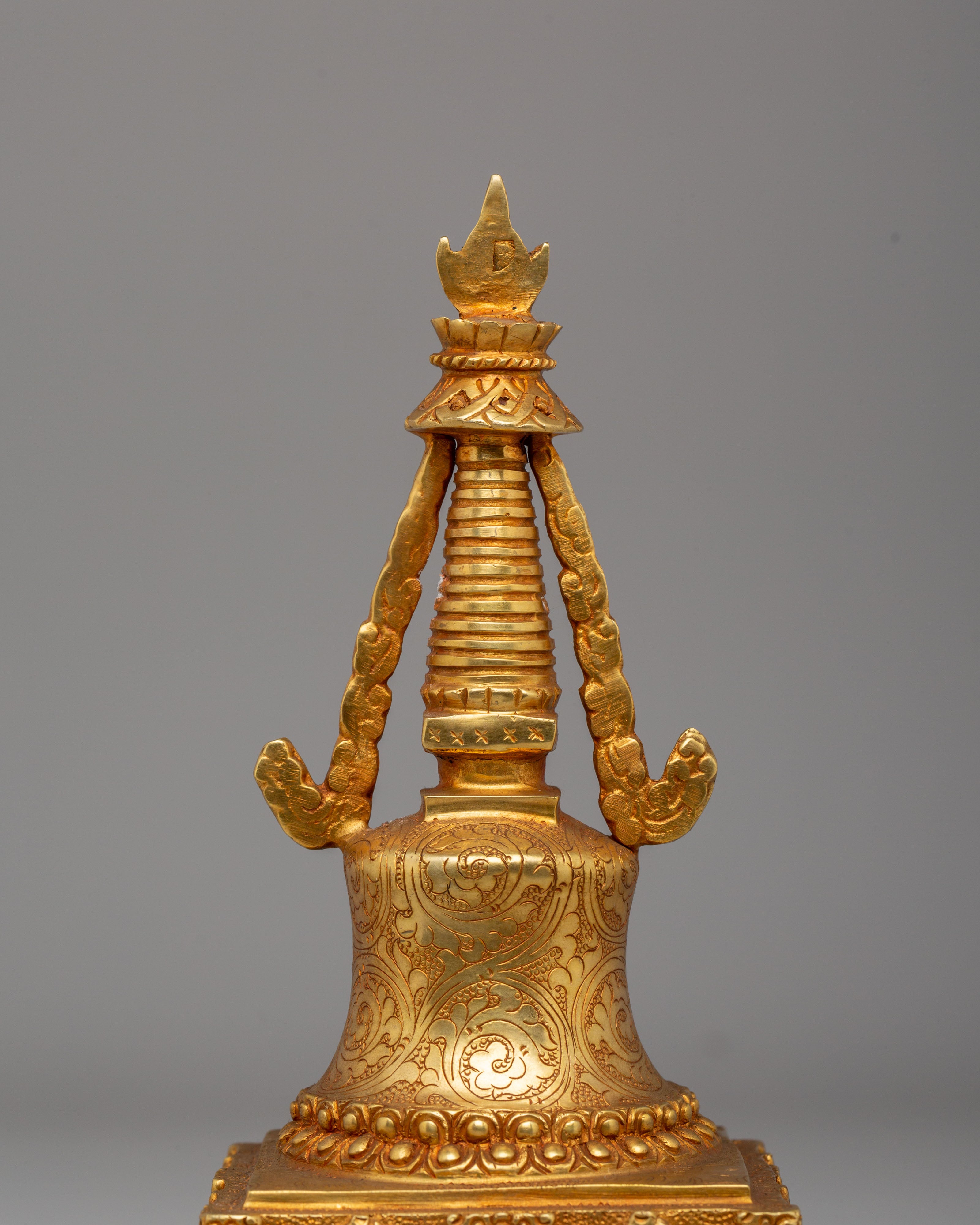 Handcrafted Sacred Tibetan Stupa | Parinirvana Stupa