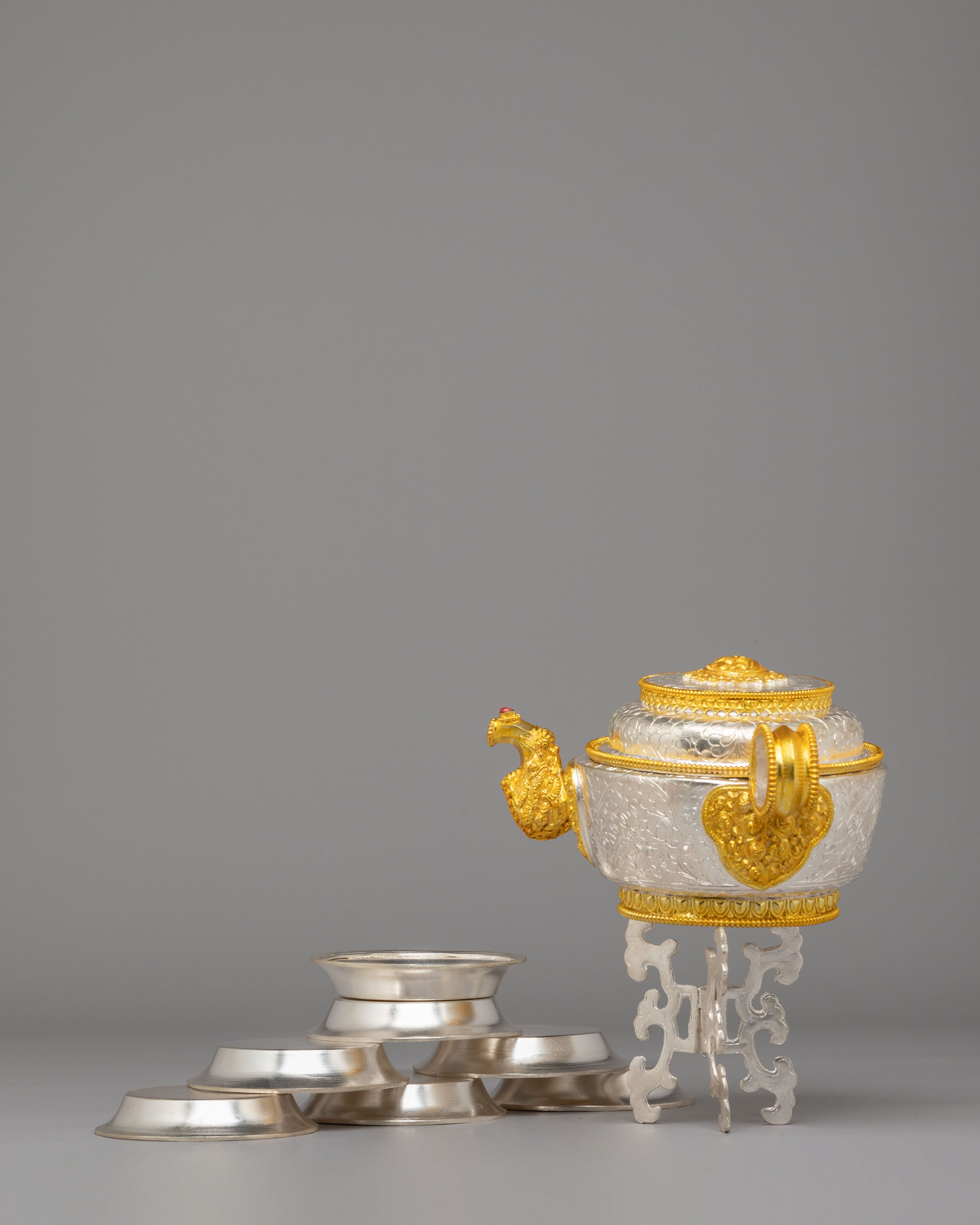 Buddhist Water Offering Set | Spiritual Tibetan Decor