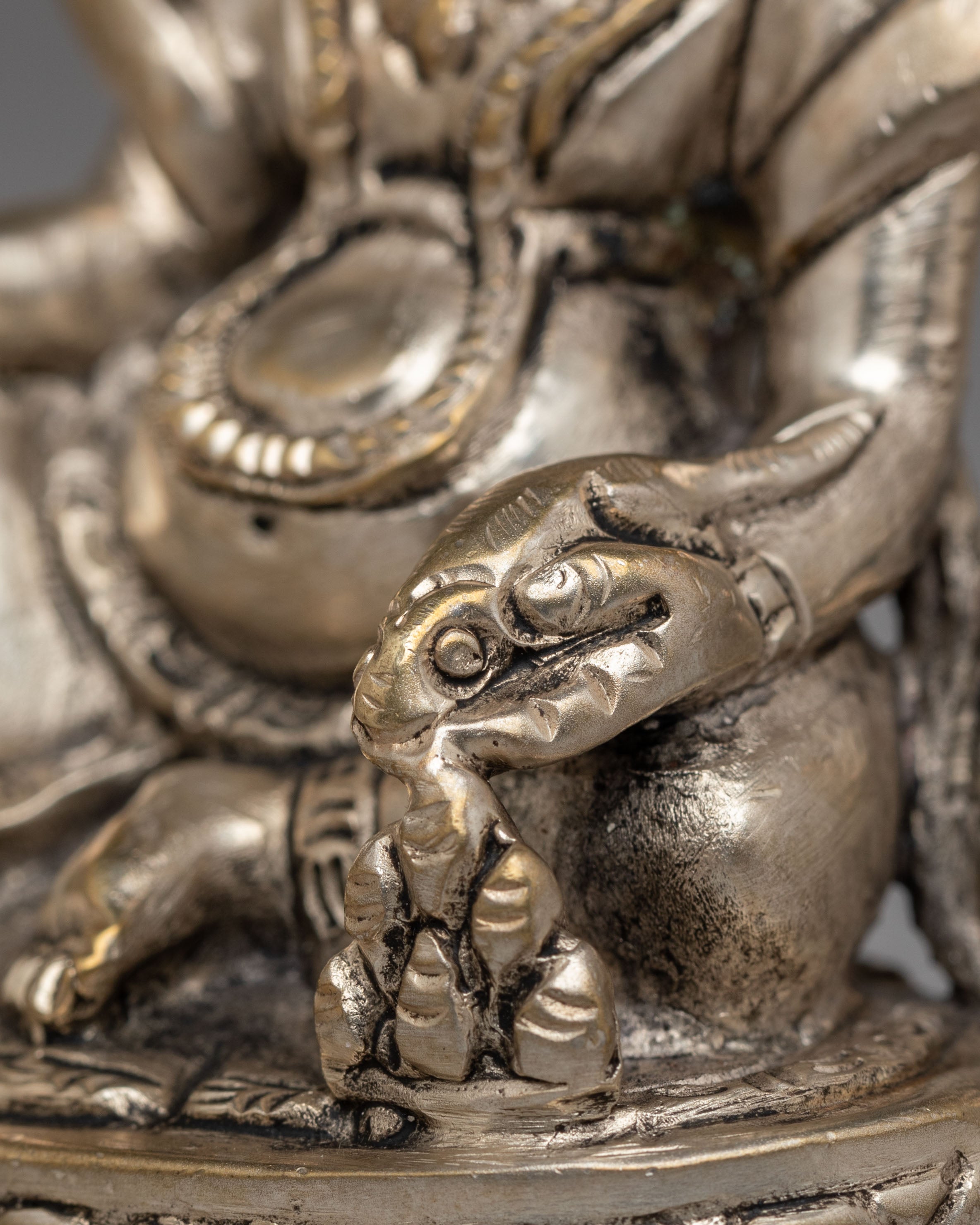 Machine Made Dzambhala Deity Statue | Tibetan Wealth Deity Figurine