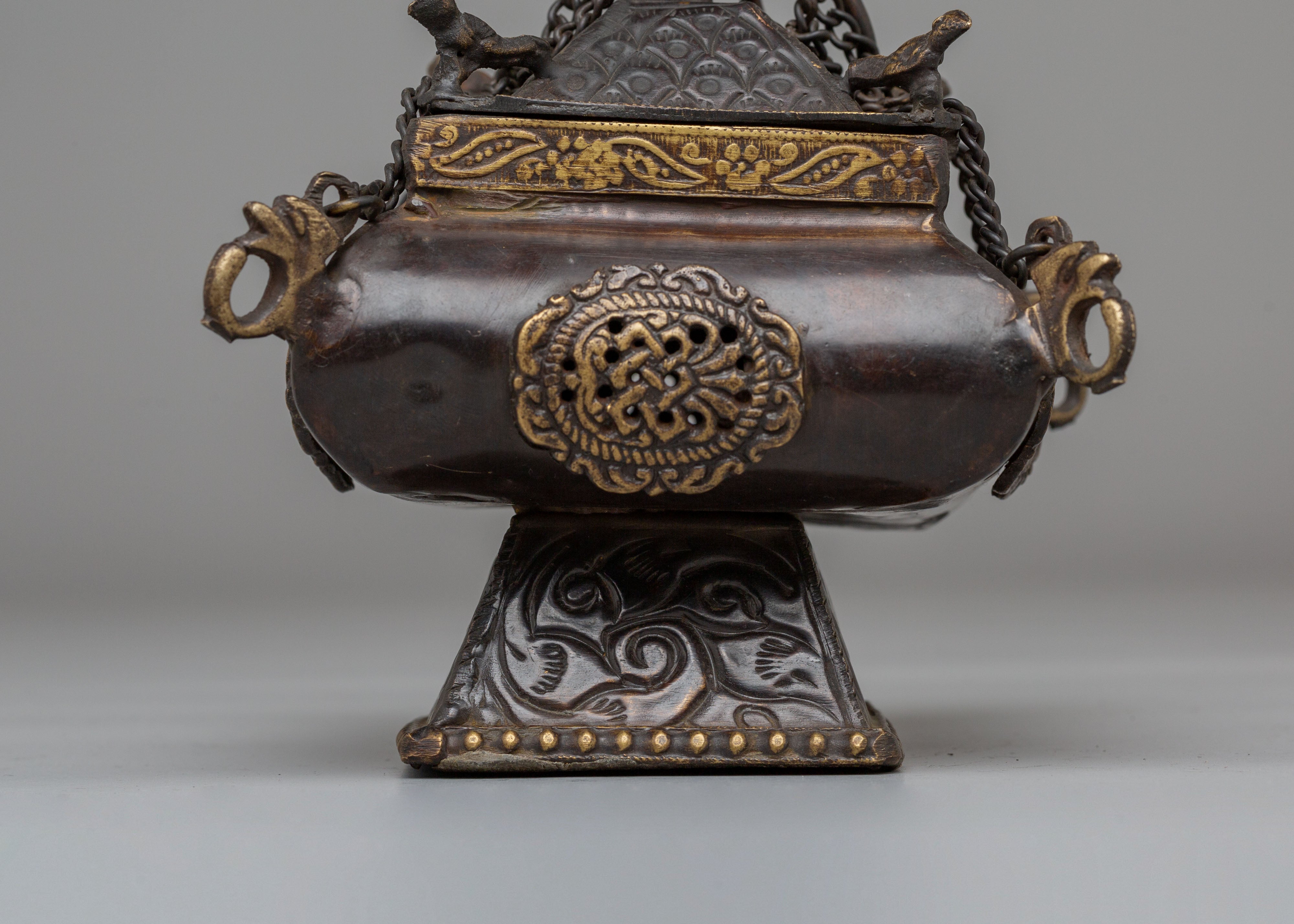 Buddhist Altar Incense Burner | A Sacred Ritual Tool for Spiritual Ceremonies