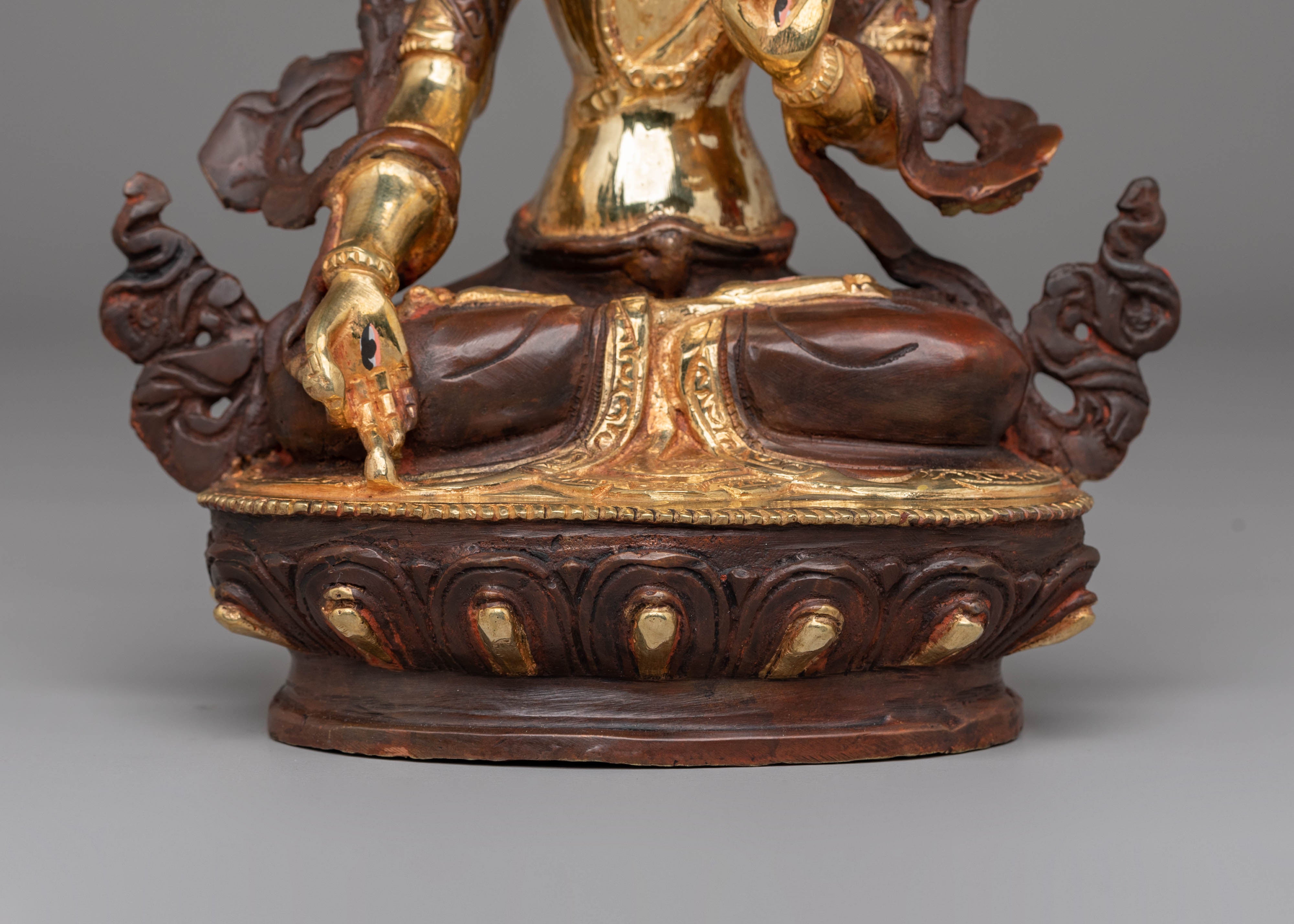 White Tara Handcrafted Tibetan Statue | Spiritual Decor for Meditation