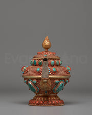 Traditional Tibetan Tea Pot for Decor | Symbol of Culture and Serenity