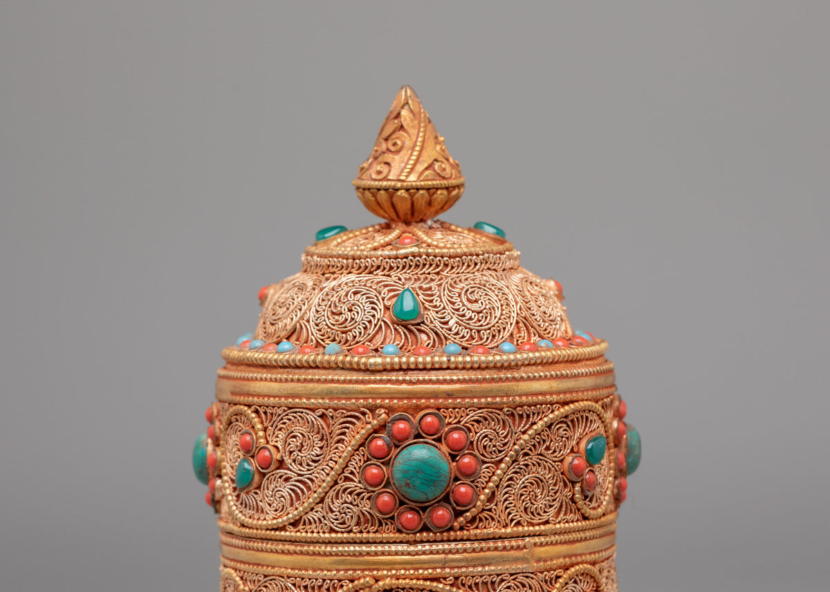 Sacred Altar Dhupur Rice Pot | Traditional Pot for Puja and Meditation