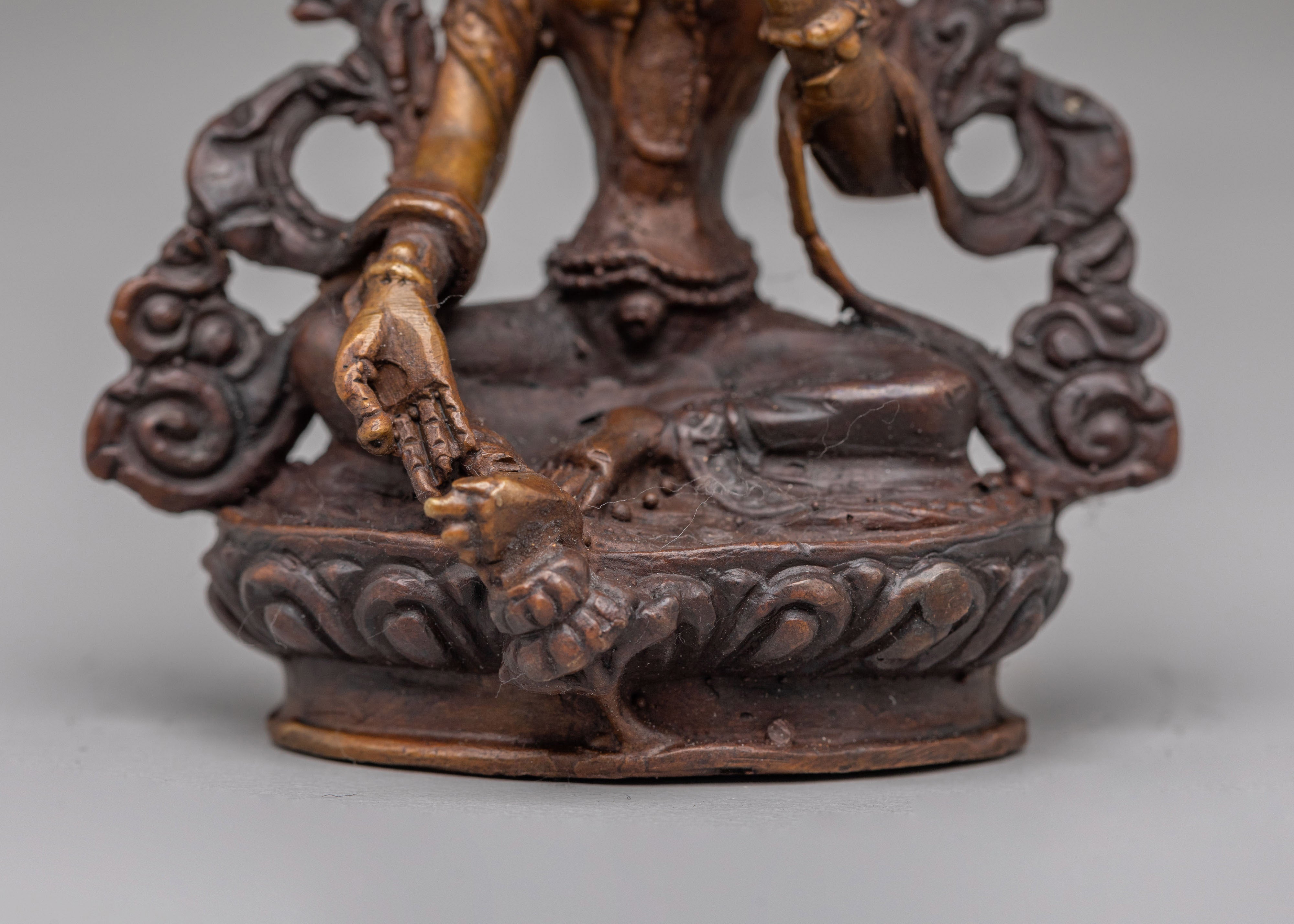 Machine Made Green Tara Statue | Himalayan Meditation Gift Art