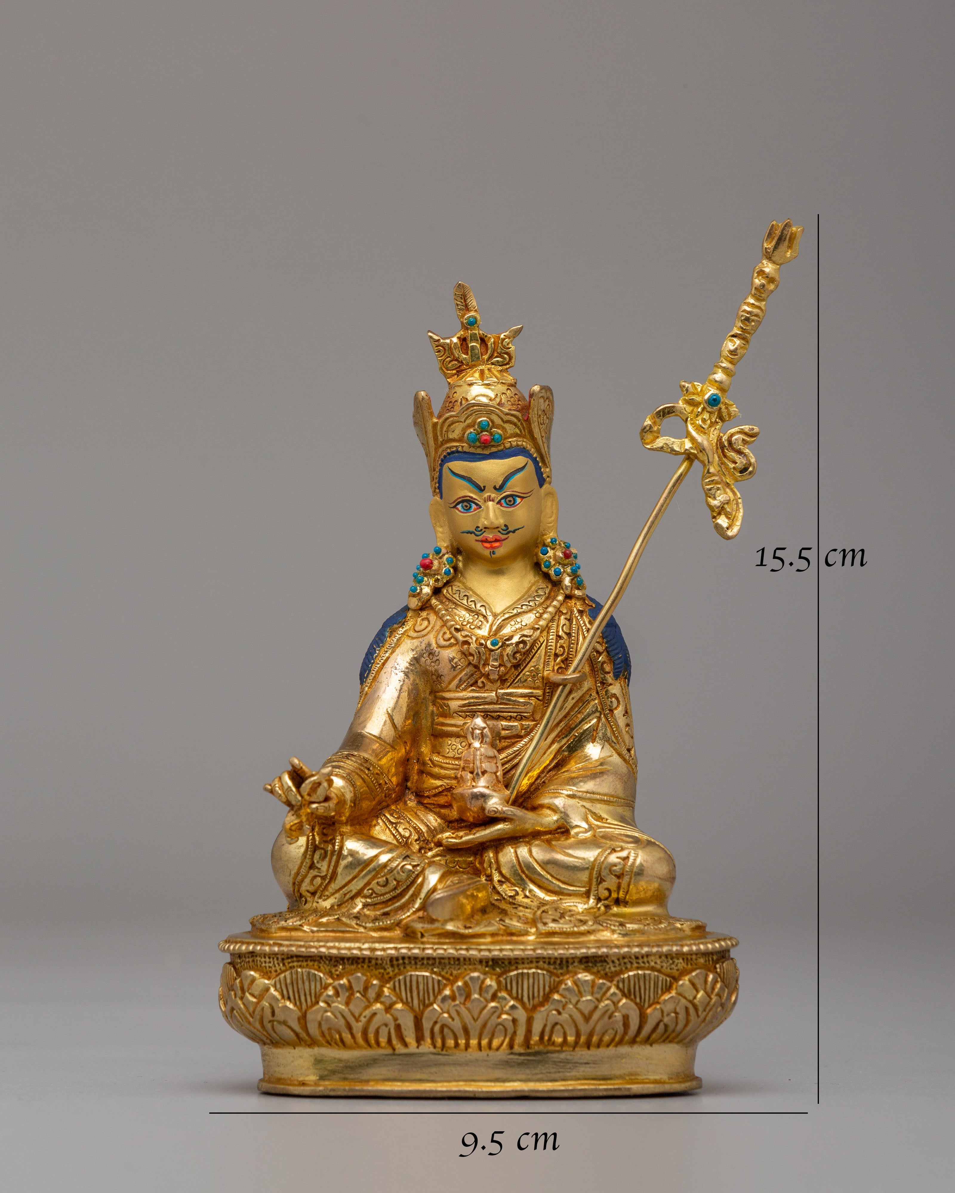 Sacred Padmasambhava Statue | Traditional Artwork