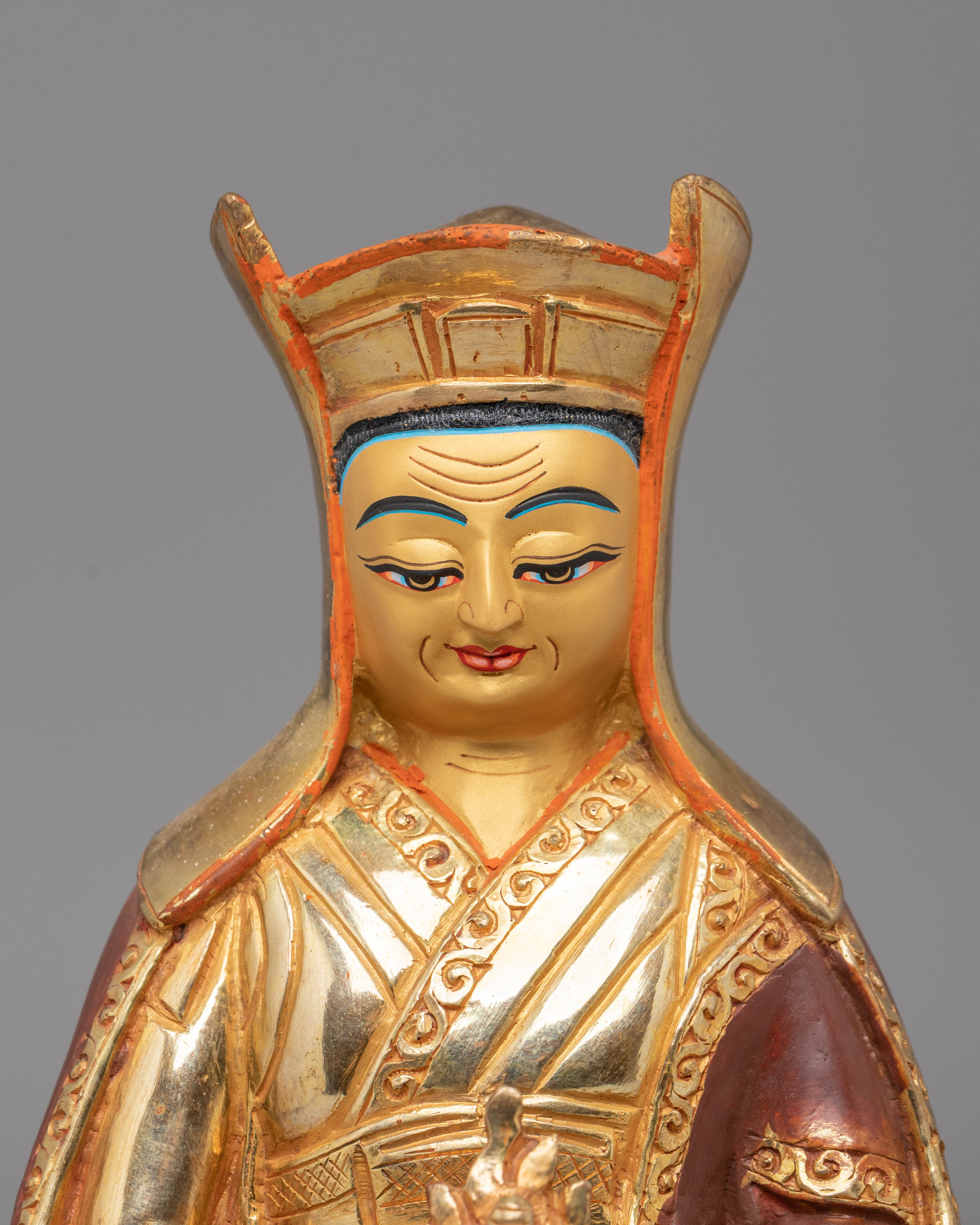 Handmade Marpha Sculpture Set | Peaceful Buddhist Art