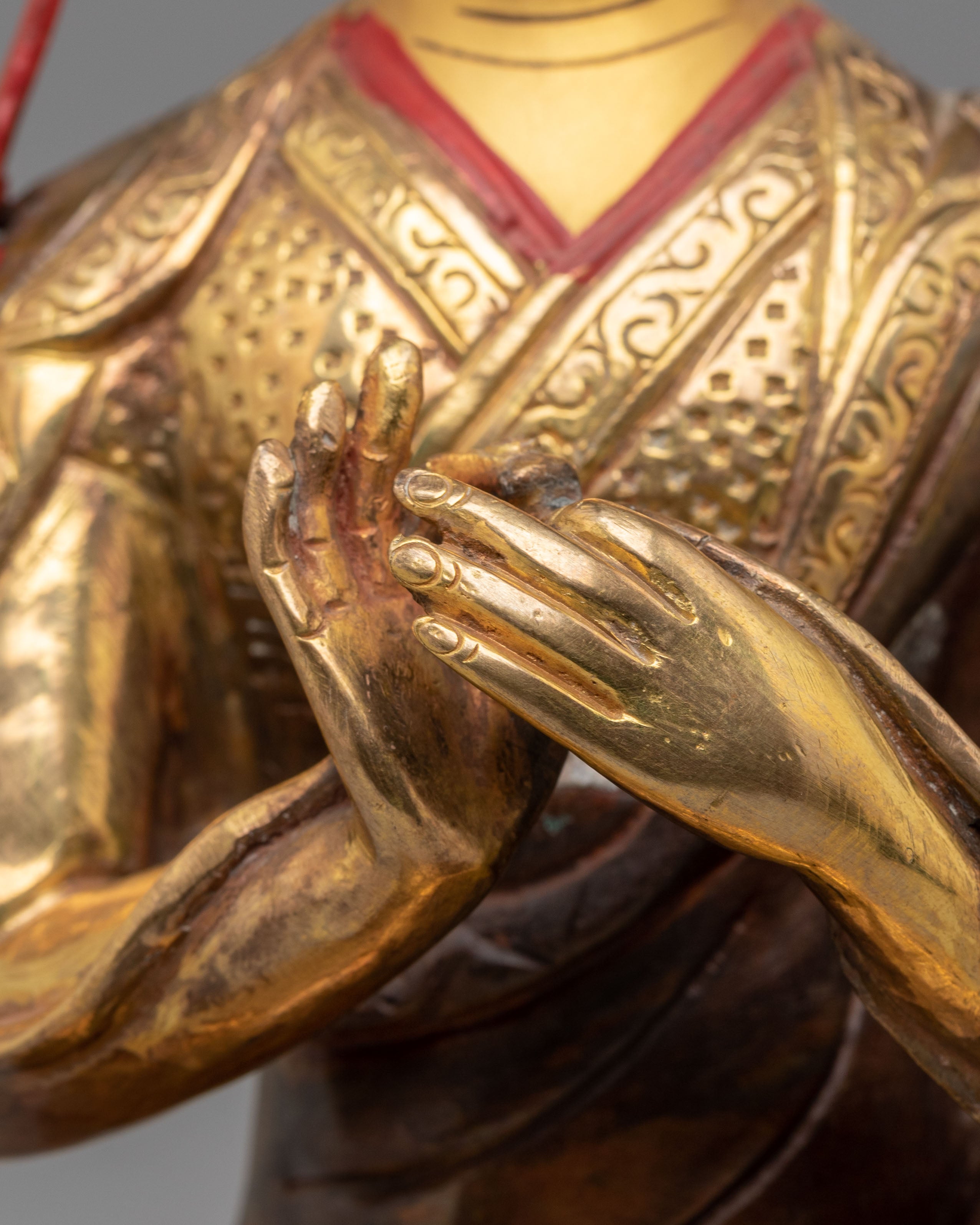Buddhist Deity Tsongkhapa Statue | The Great Tibetan Master