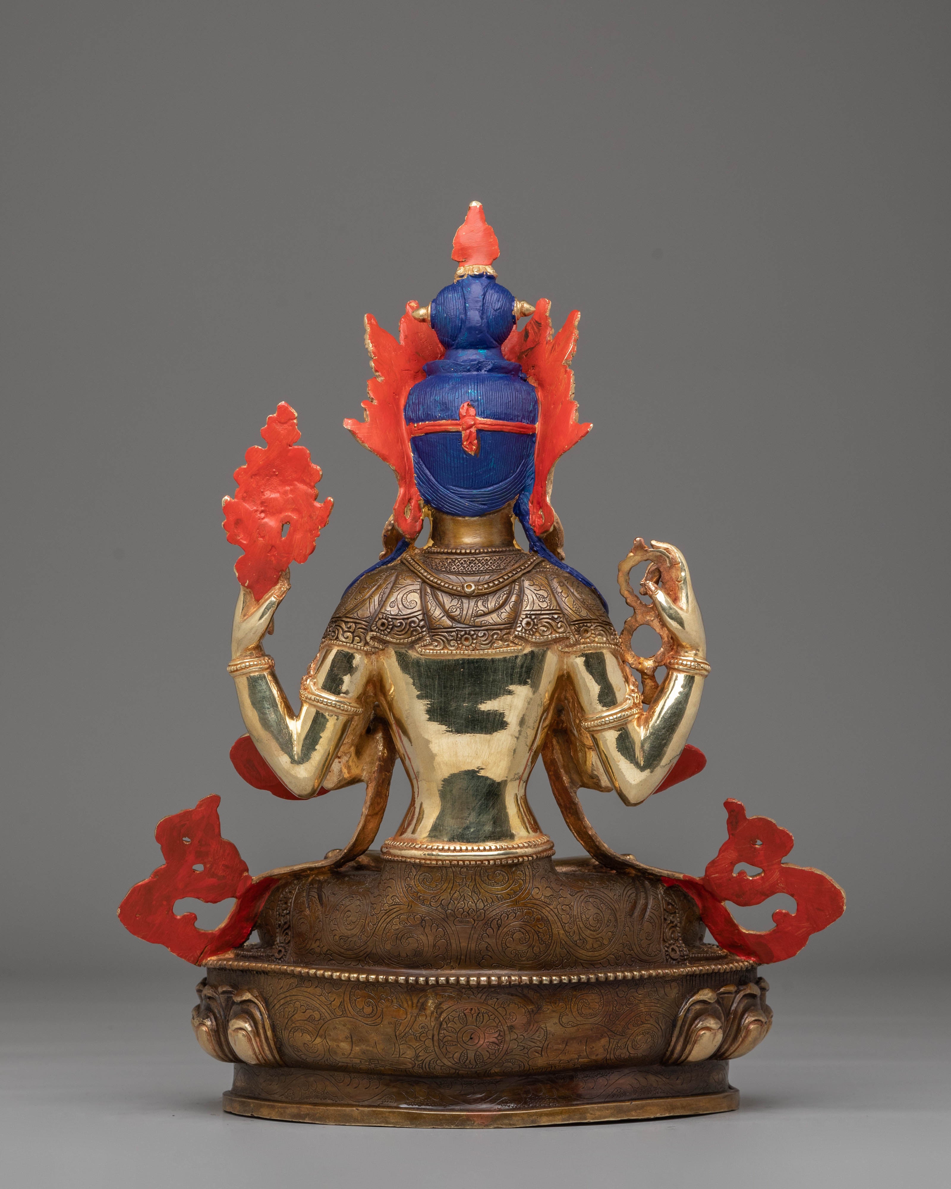 Tibetan Buddhist Chenrezig Statue | Compassionate Bodhisattva