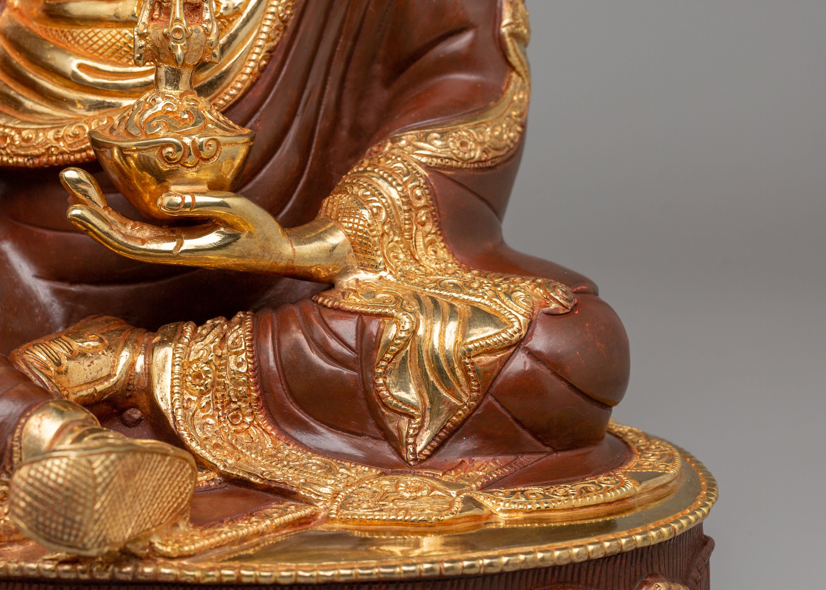 Padmasambhava Guru Rinpoche Figurine | Tibetan Buddhist Statue for Spiritual Decor