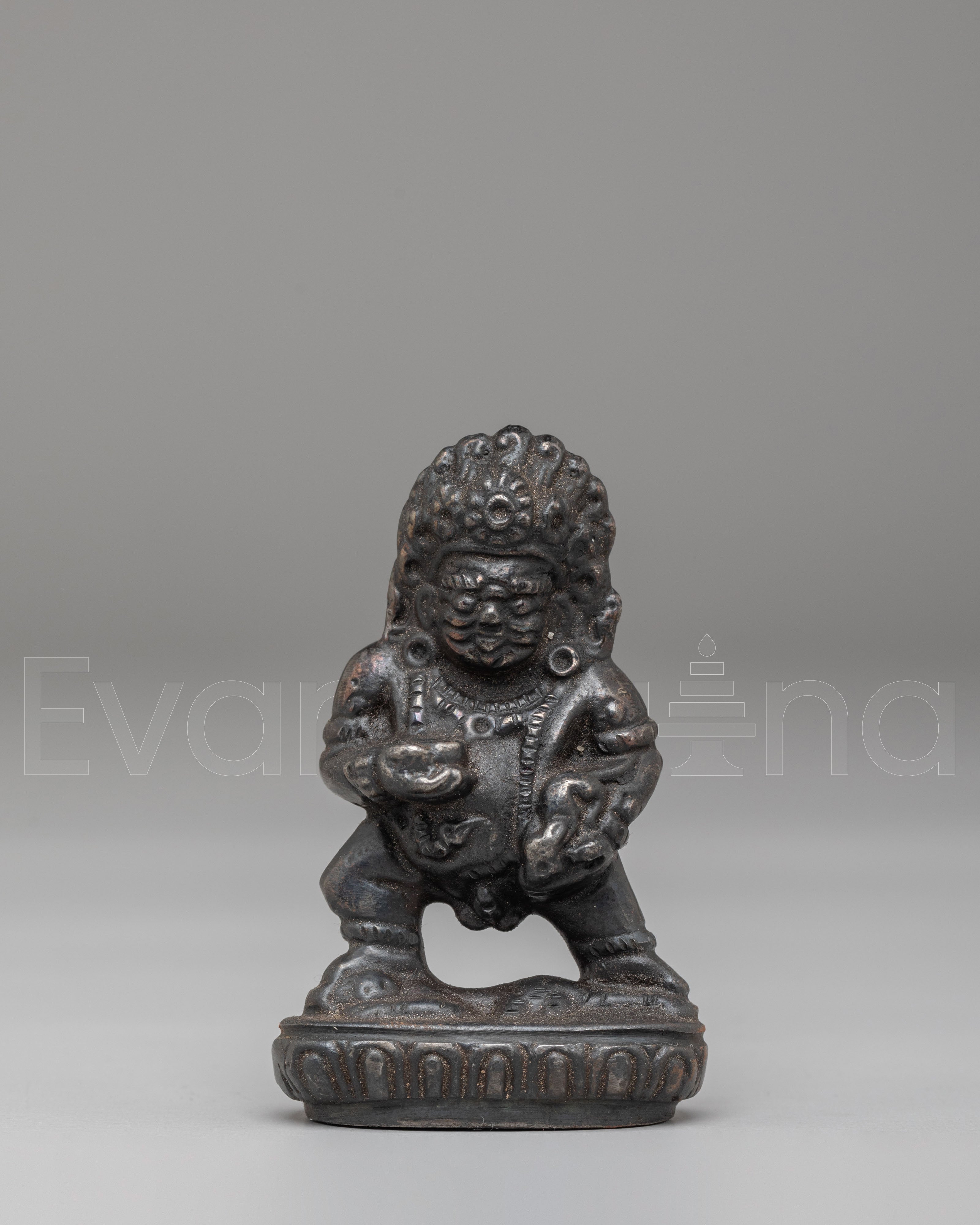 Black Dzambhala Statue