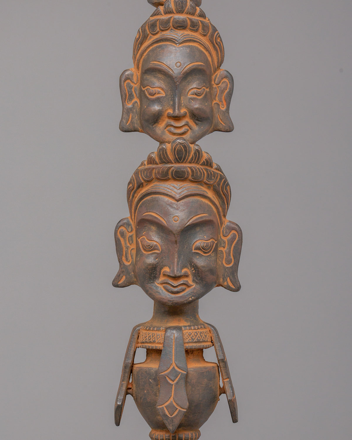 Traditional Khatvanga Ritual Instrument | Sacred Tool for Spiritual Ceremonies