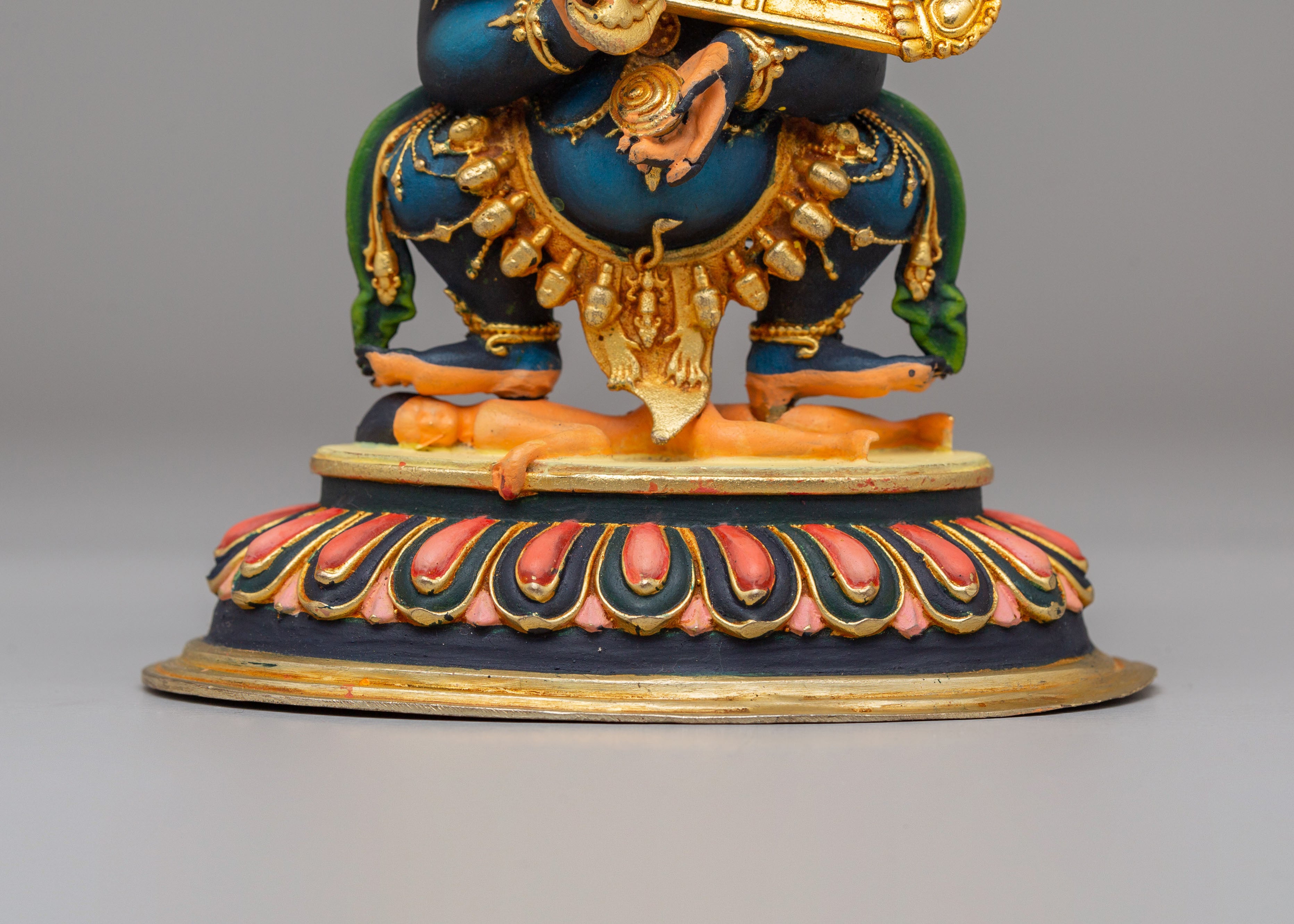 Sacred Sakya Mahakala Statue | Tibetan Protector Deity Statue