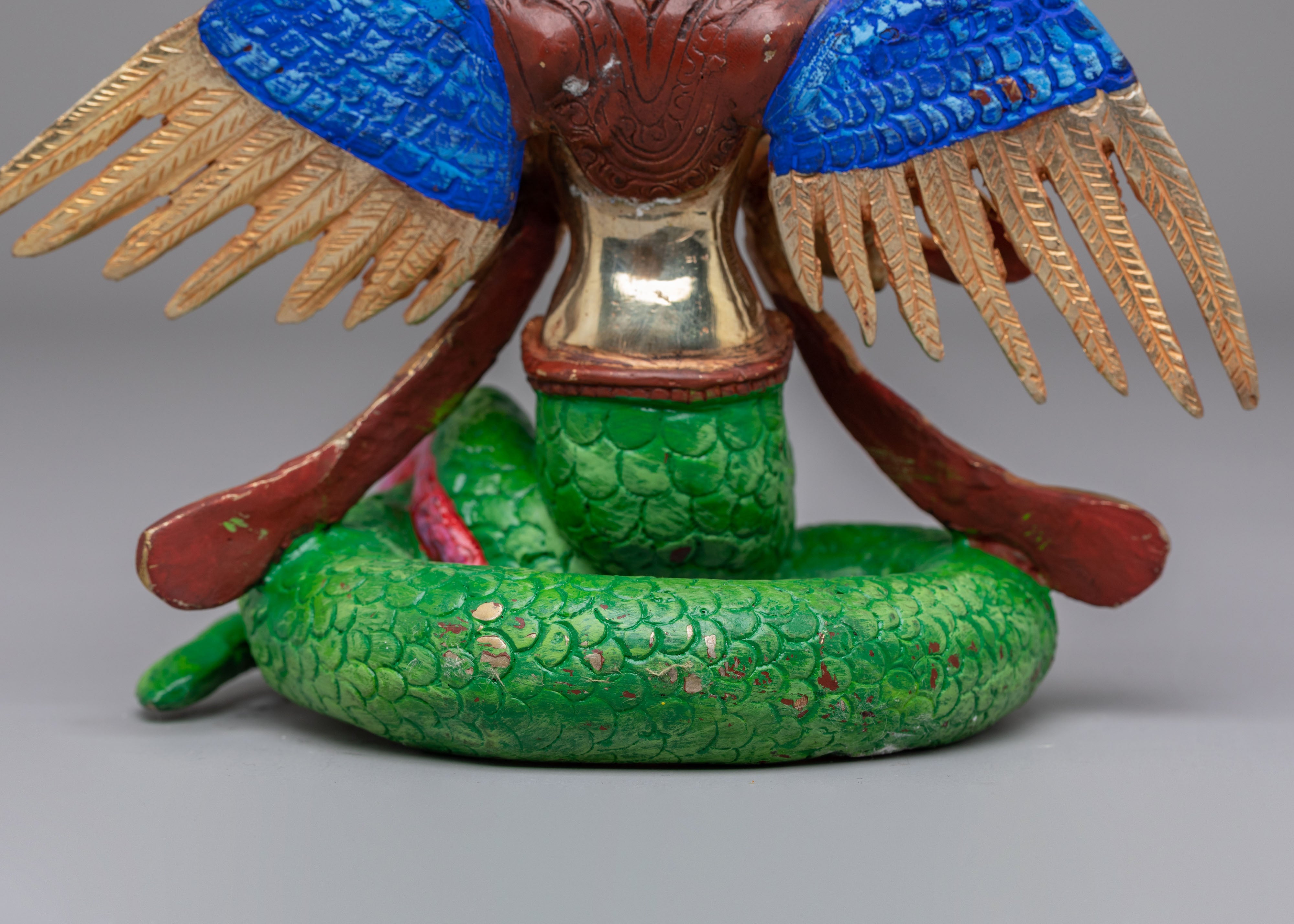 Tibetan Nagkanya Deity Statue | Himalayan Spiritual Artwork