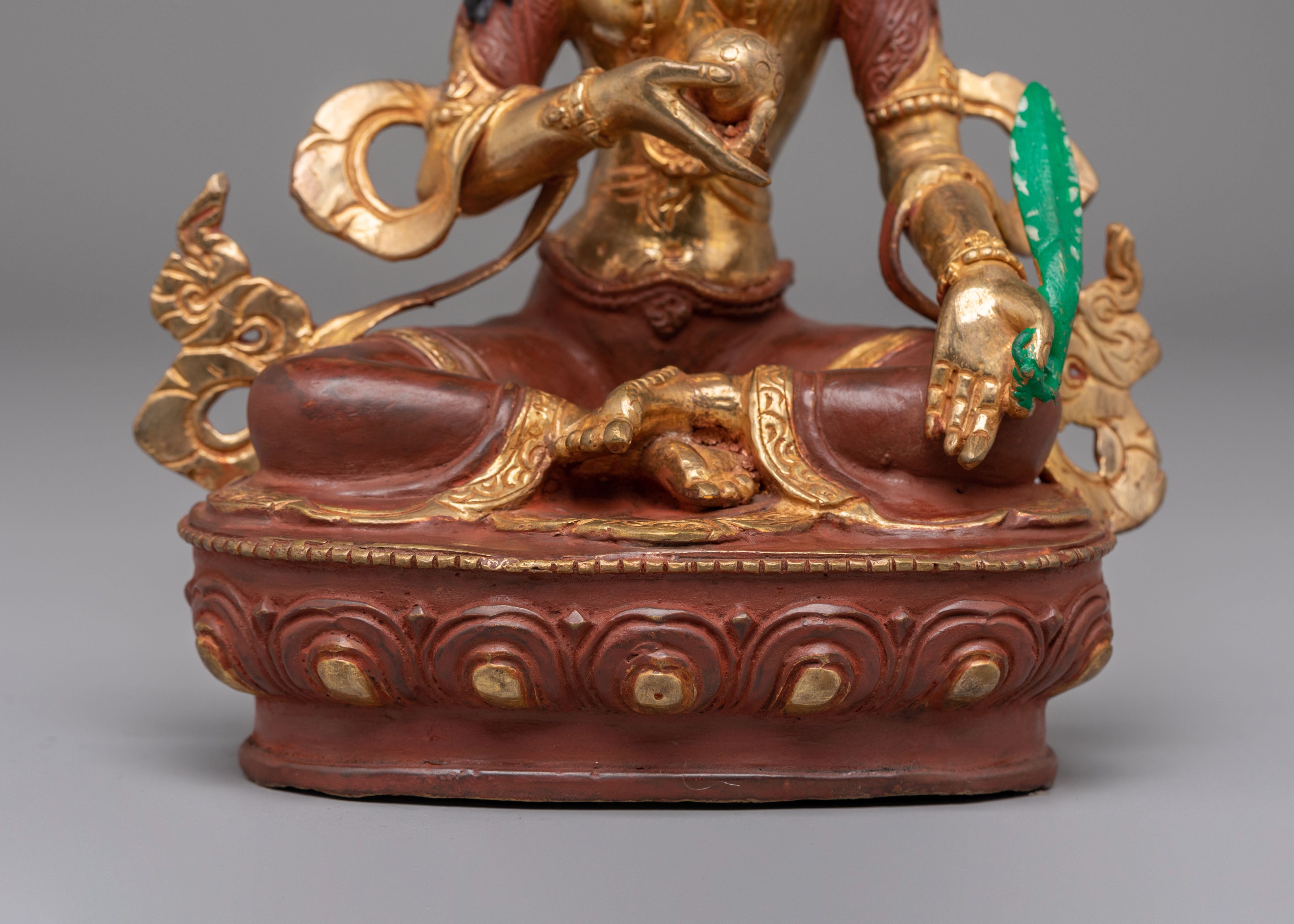Bodhisattva of Great Vows Ksitigarbha Statue | Tibetan Artwork for Spiritual Decor