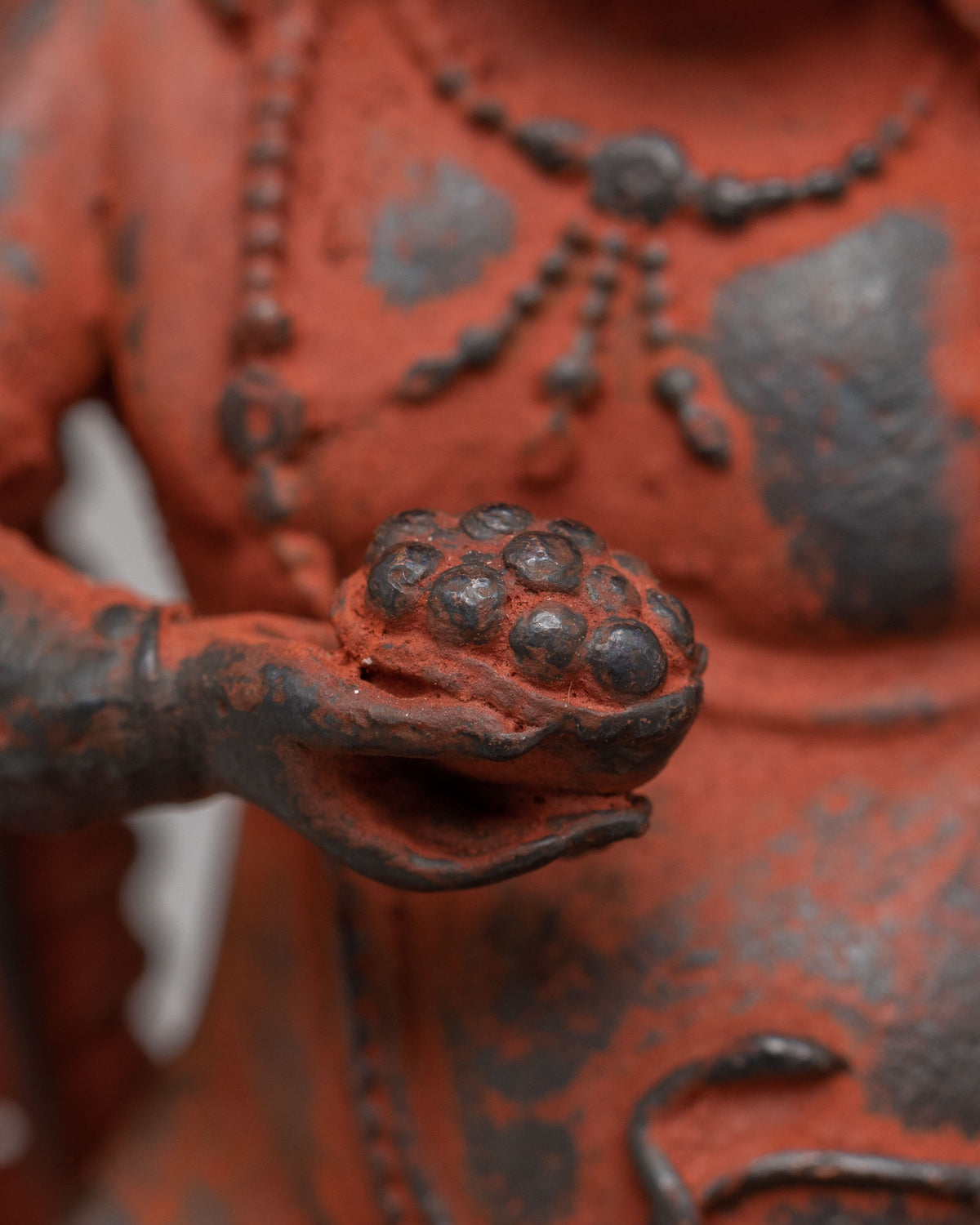 Spiritual Black Dzambhala Statue | Buddhist Wealth Deity