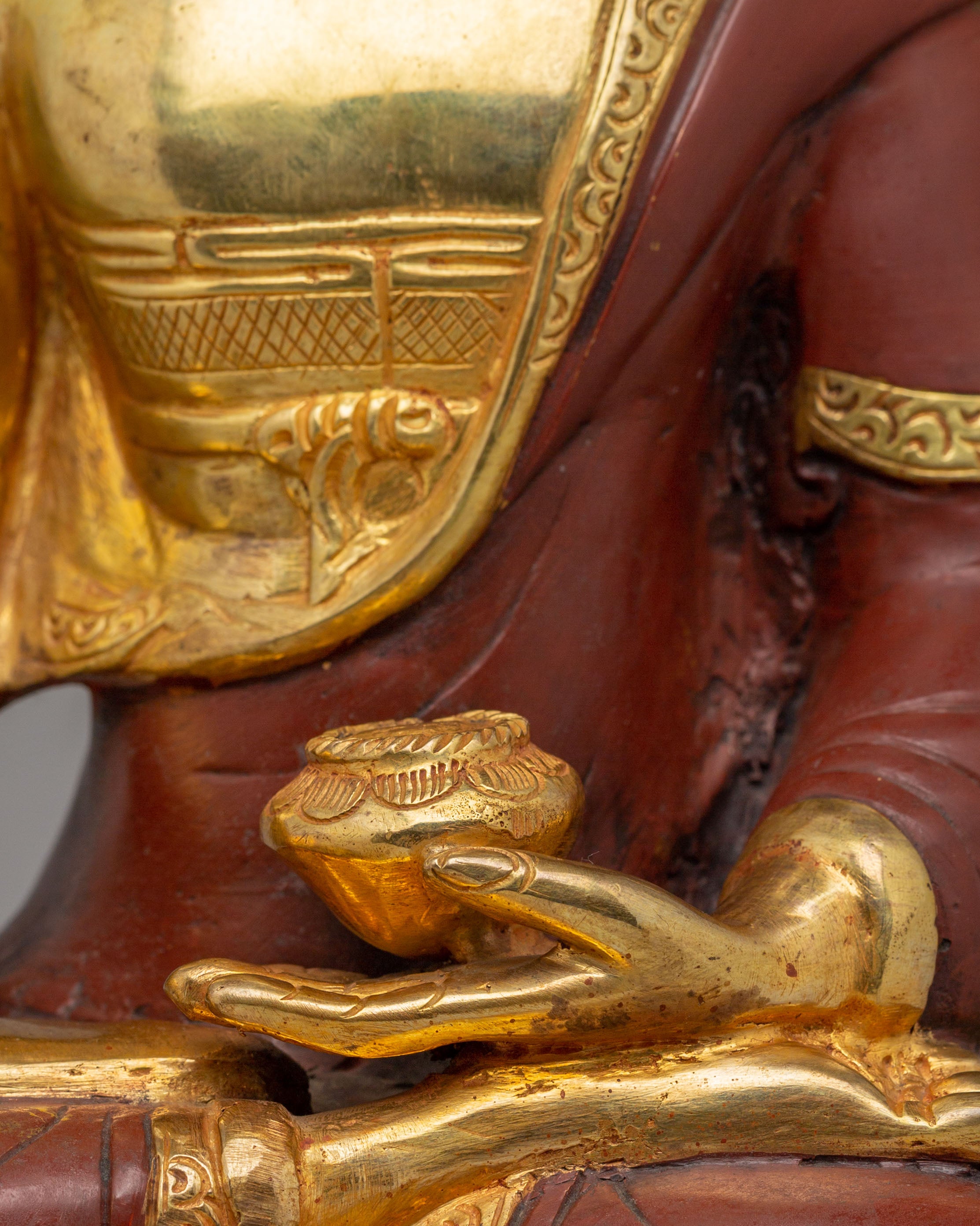 Shakyamuni Buddha Sculpture for Altar Decor | Traditional Himalayan Artwork