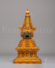 Tibetan Altar Enlightenment Chorten 