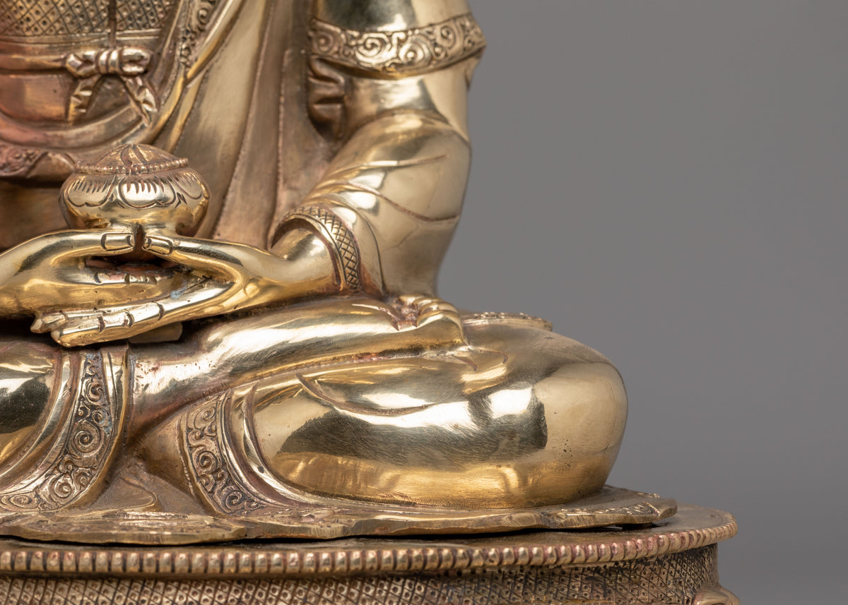Handcrafted Amitabha Buddha Divine Statue | Enlightened Presence for Spiritual Spaces