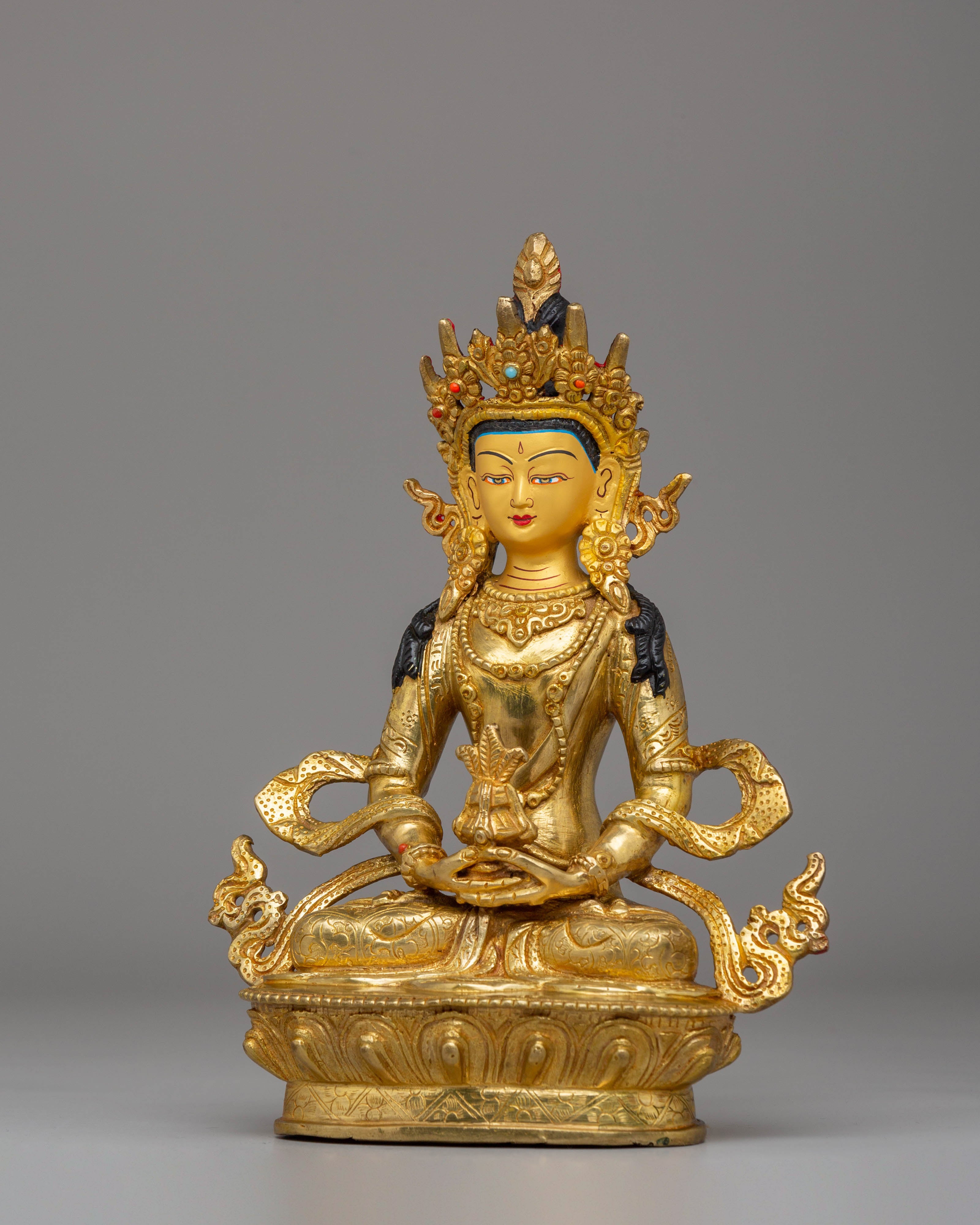 Handmade Amitayus Statue of Long Life | Tibetan Art