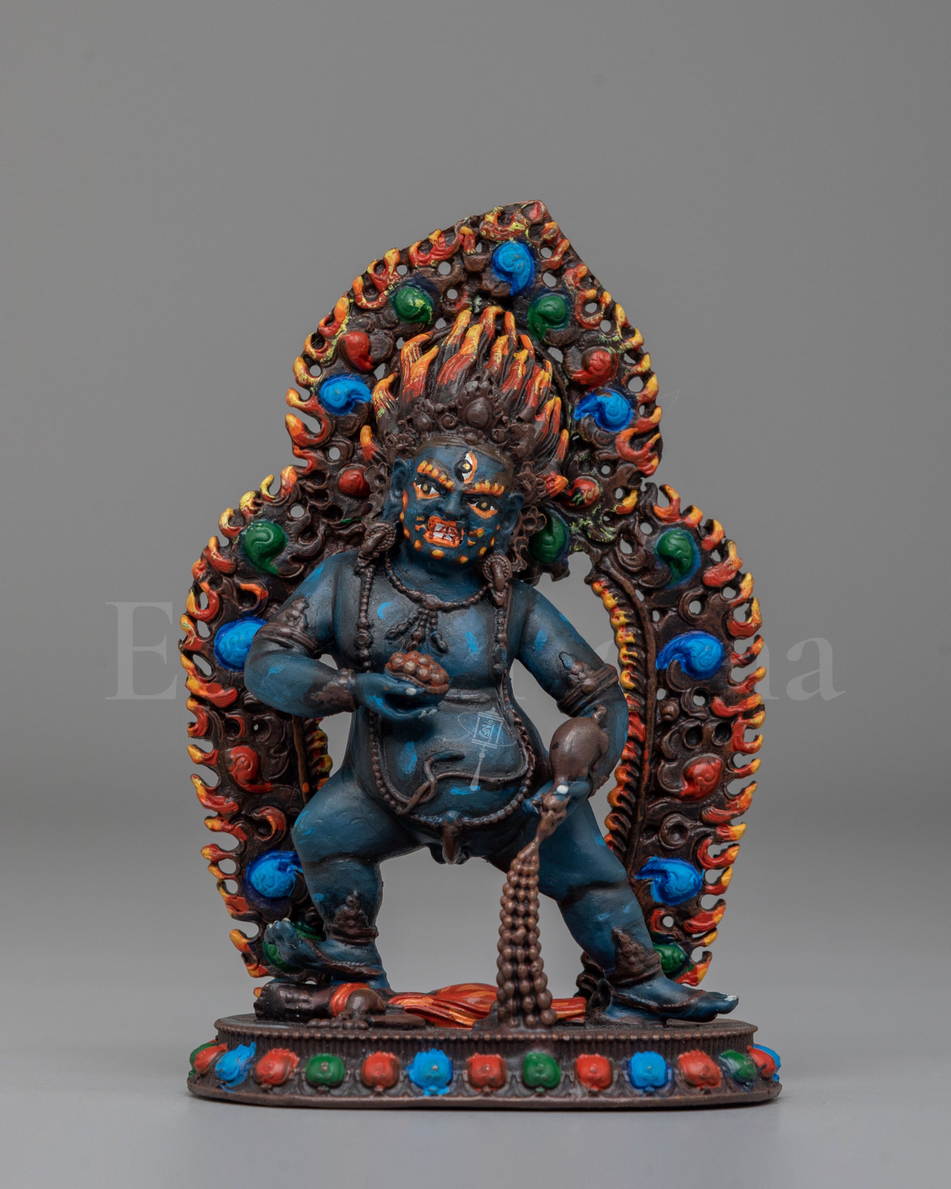 Black Dzambhala Prosperity Statue  