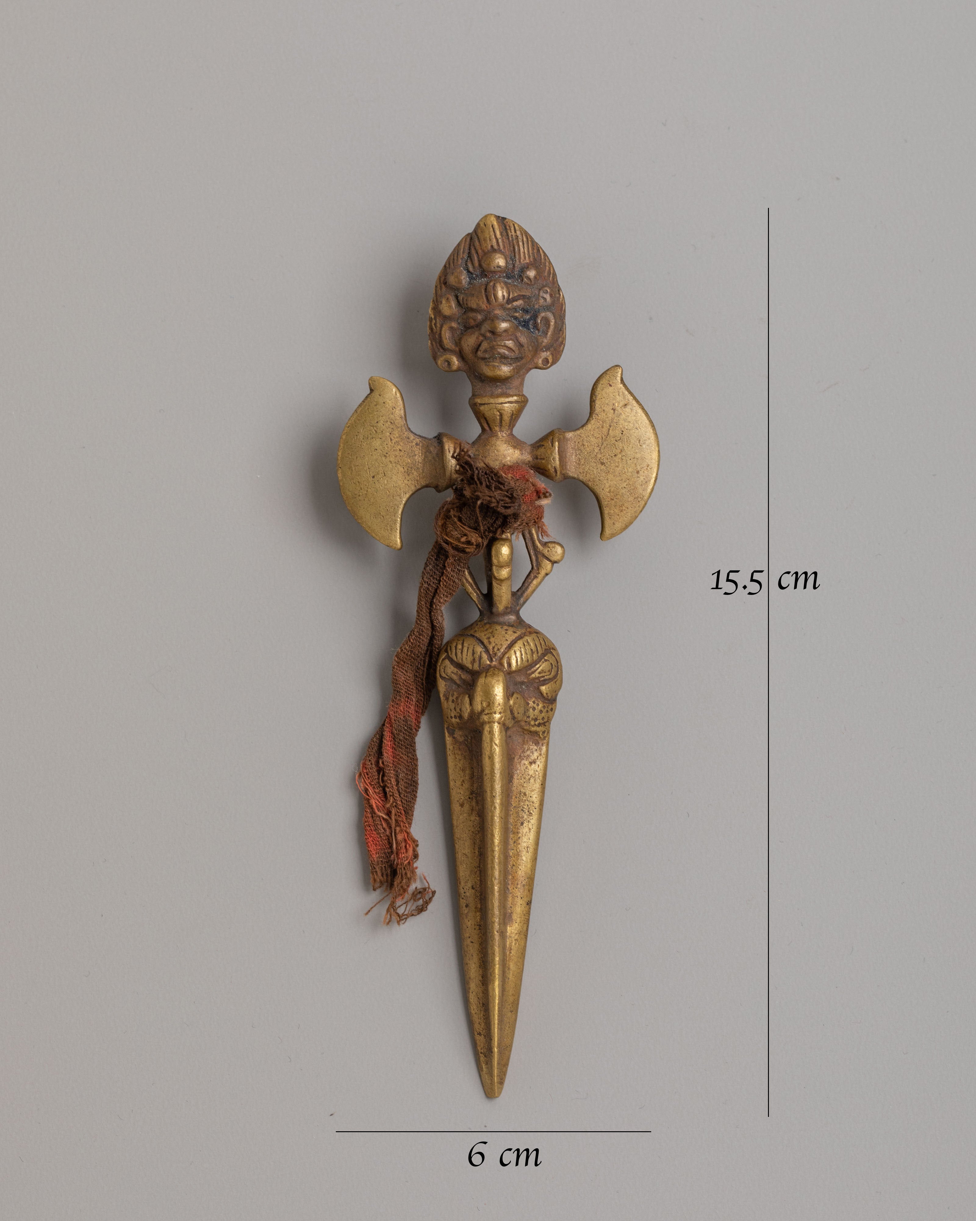 Handmade Three Sided Phurba | Ritual Dagger for Tantric Practices