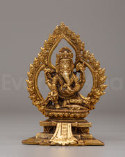 Handcrafted Ganesha Deity Statue