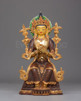 Future Buddha Maitreya Handmade Sculpture
