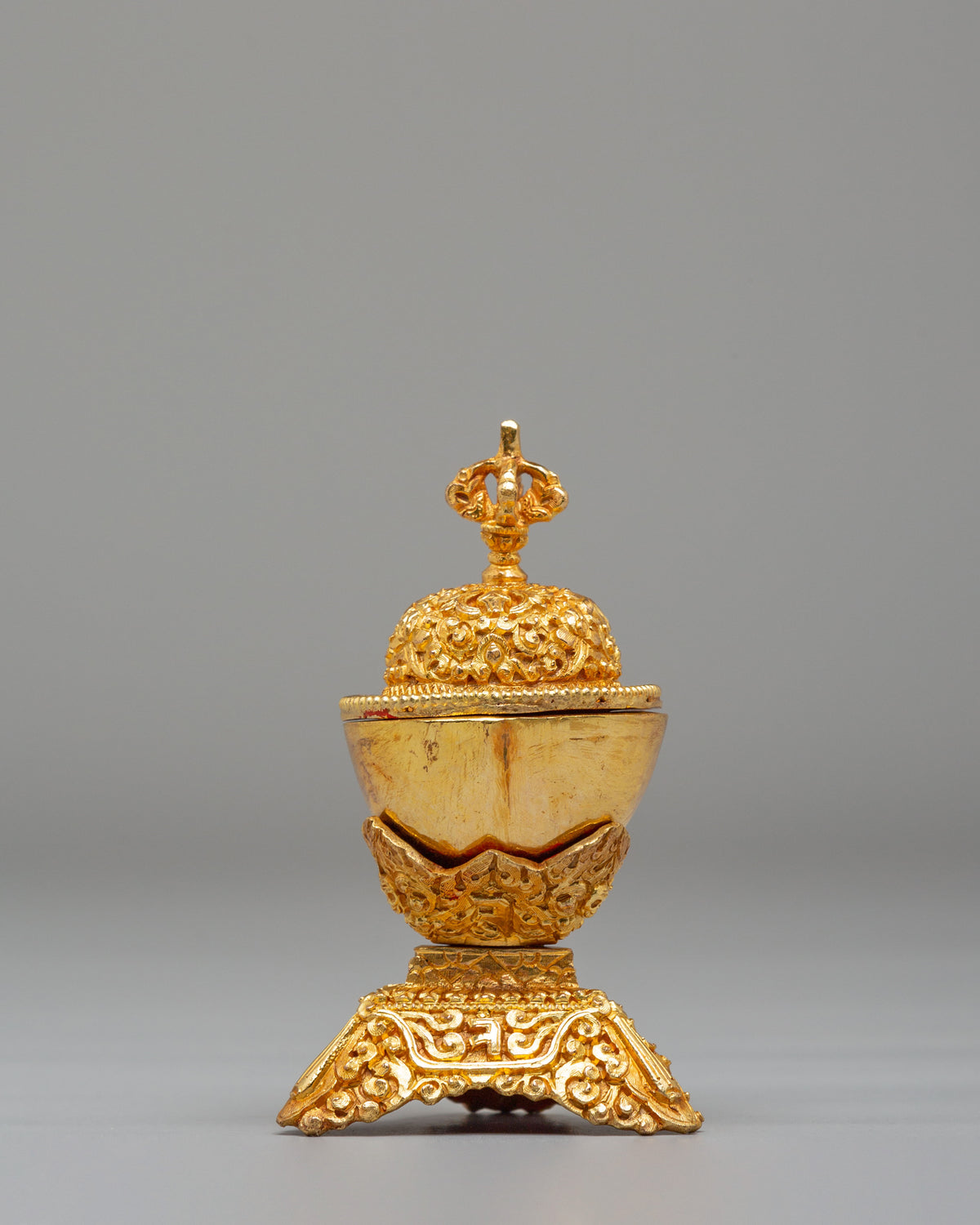 Buddhist Tantric Kapala Set Vessel | Ritual Offering Vessels