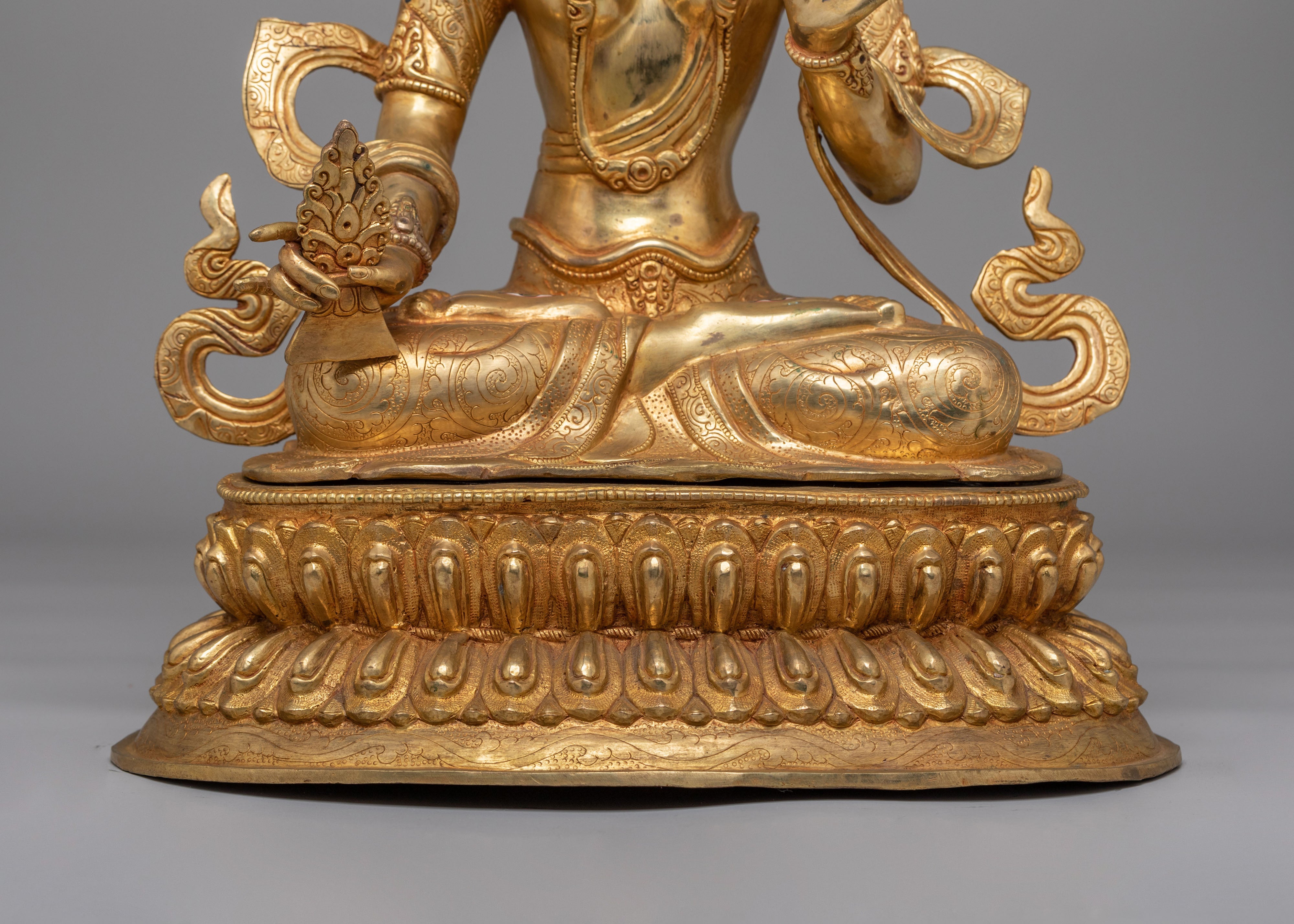 Goddess Dukar Statue for Protection | Sitatapatra Protector Goddess Artwork