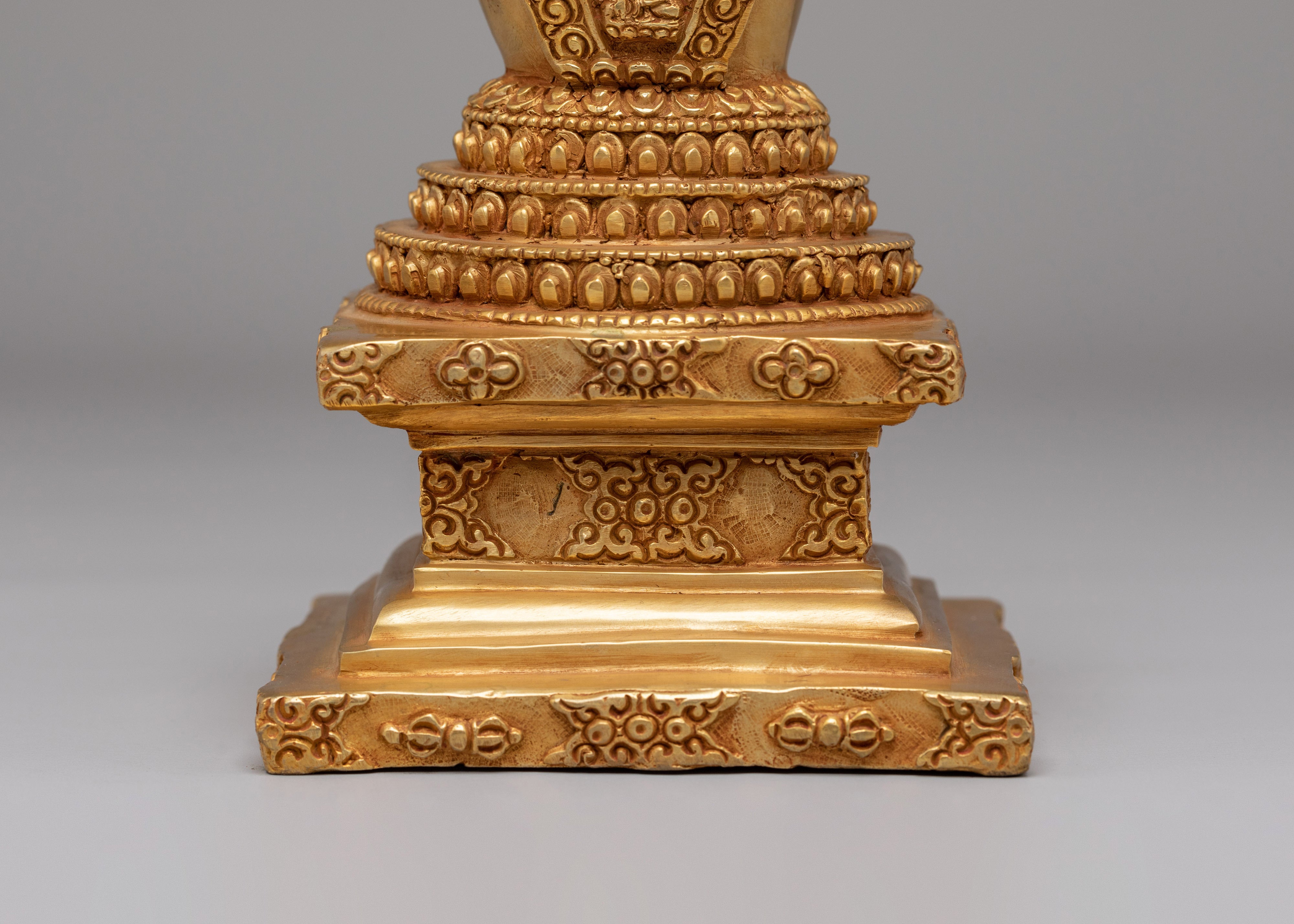 Handmade Tibetan Stupa for Rituals | Sacred Buddhist Altar Decor