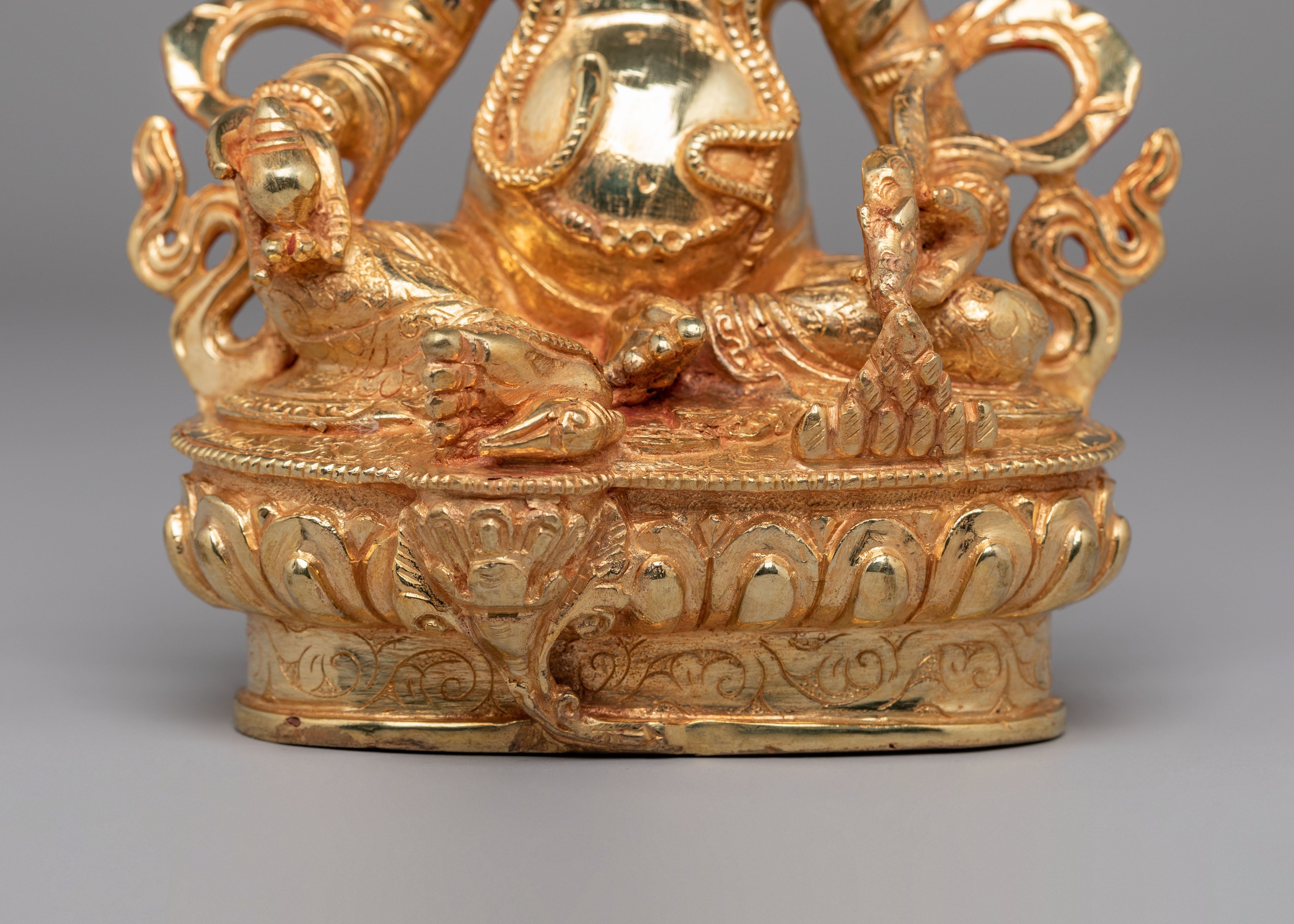 Buddhist Wealth Deity Statue | Dzambhala Figurine