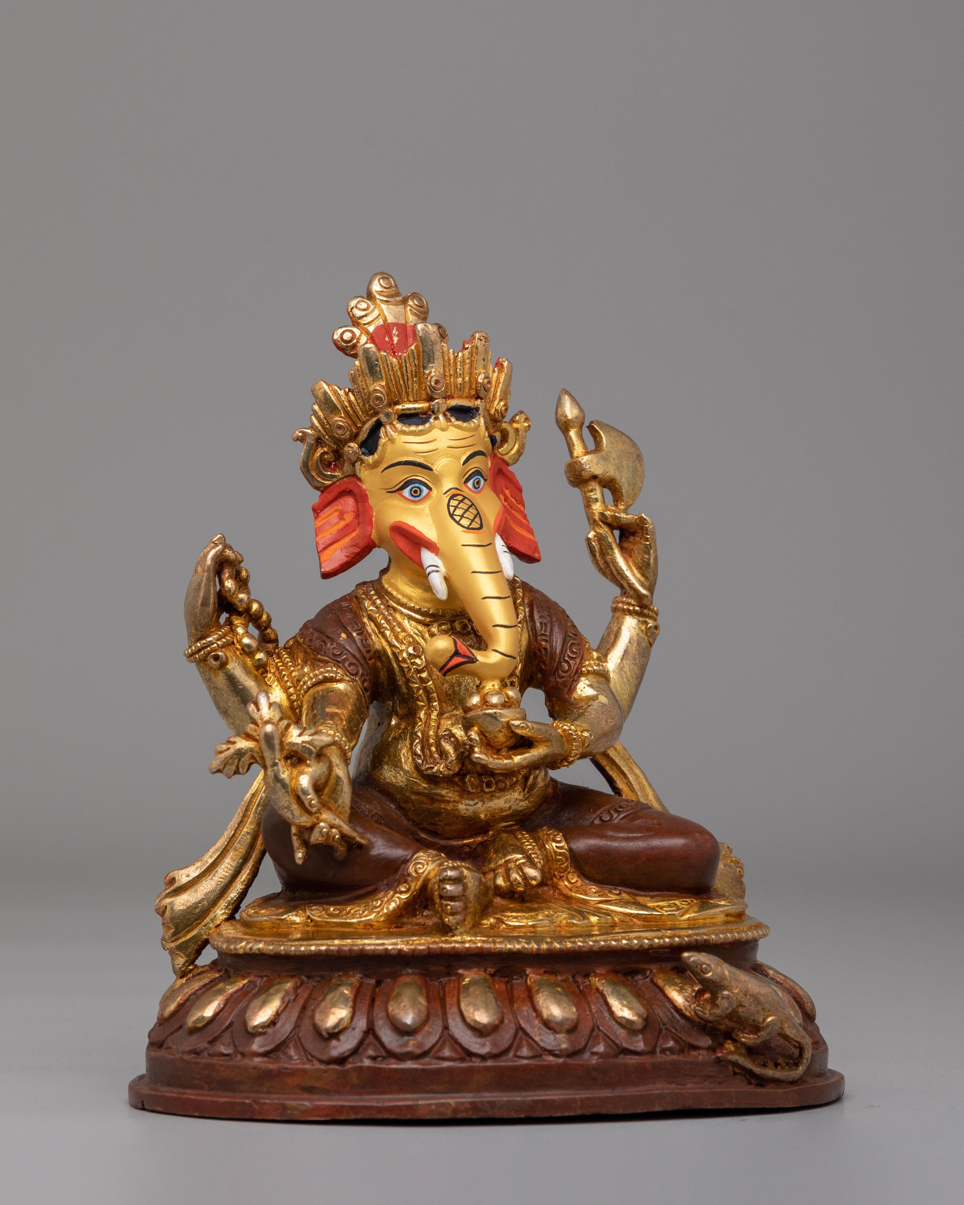 Remover of Obstacles Ganesh Statue | Lord Ganesha Figurine for Spiritual Decor