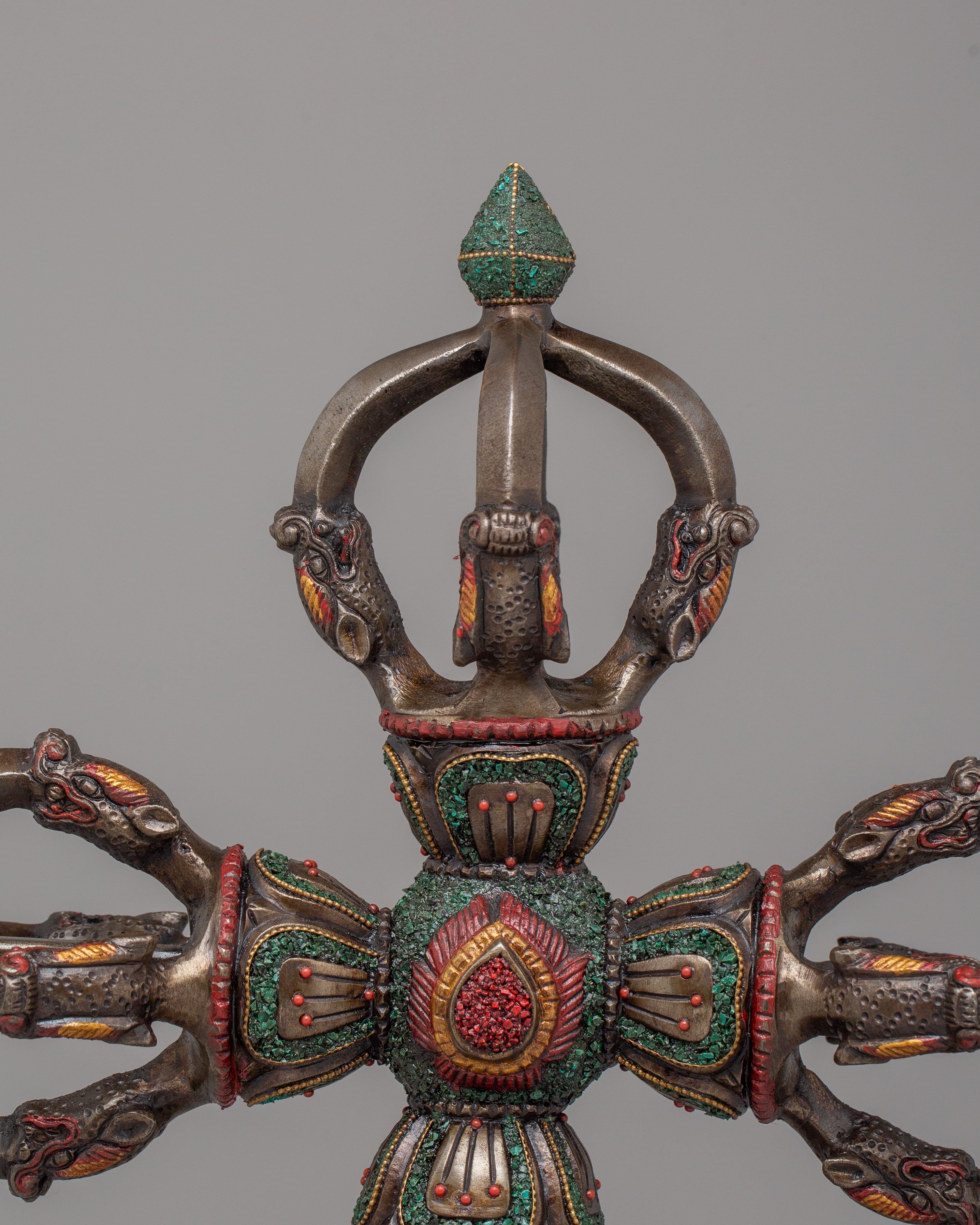 Buddhist Bishwo Vajra with Stand | Sacred Altar Symbol