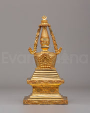 Himalayan Buddhist Stupa for Meditation | Handcrafted Sacred Shrine