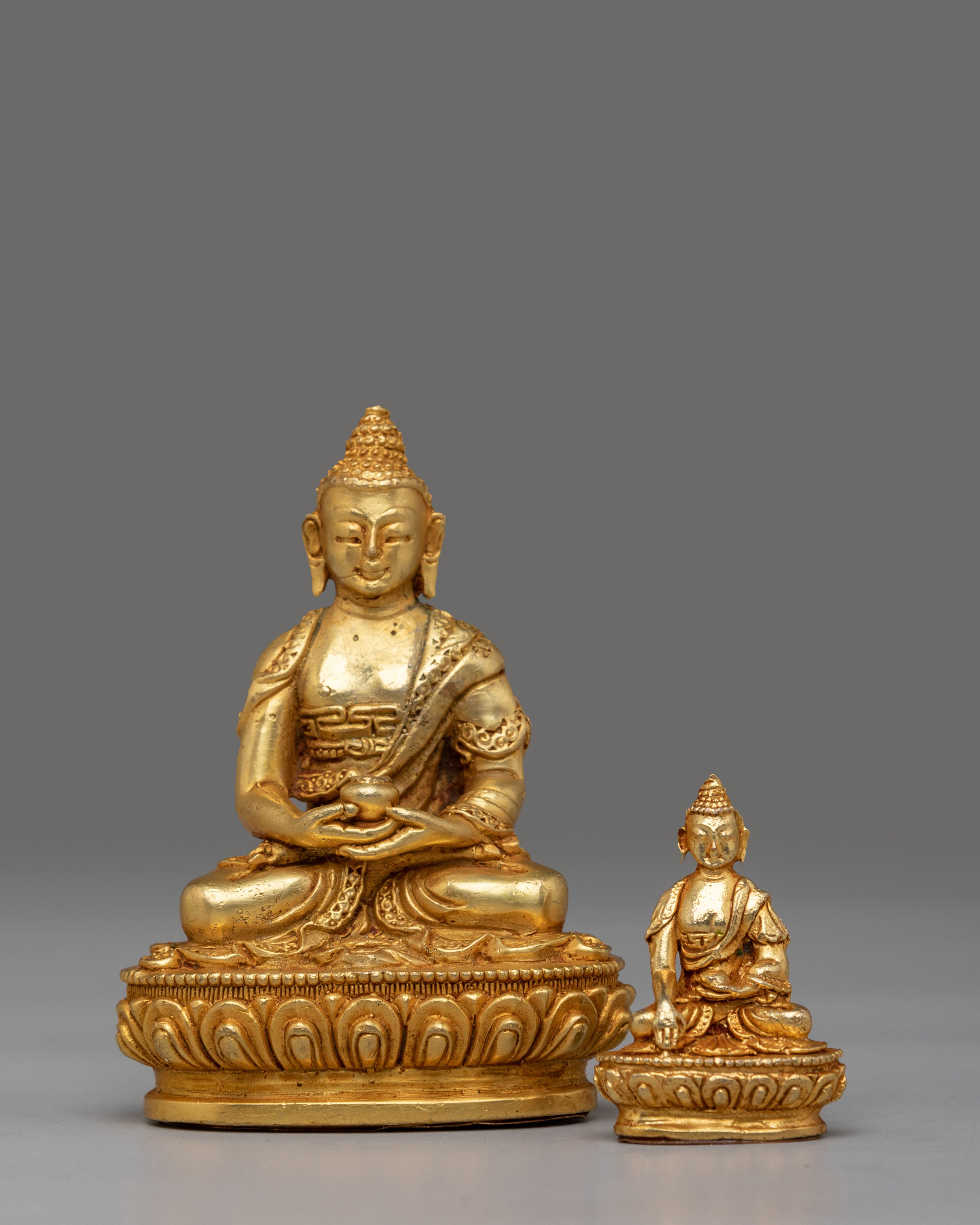 Tibetan Amitabha Sculpture for Infinite Light | Pure Land Devotional Statue