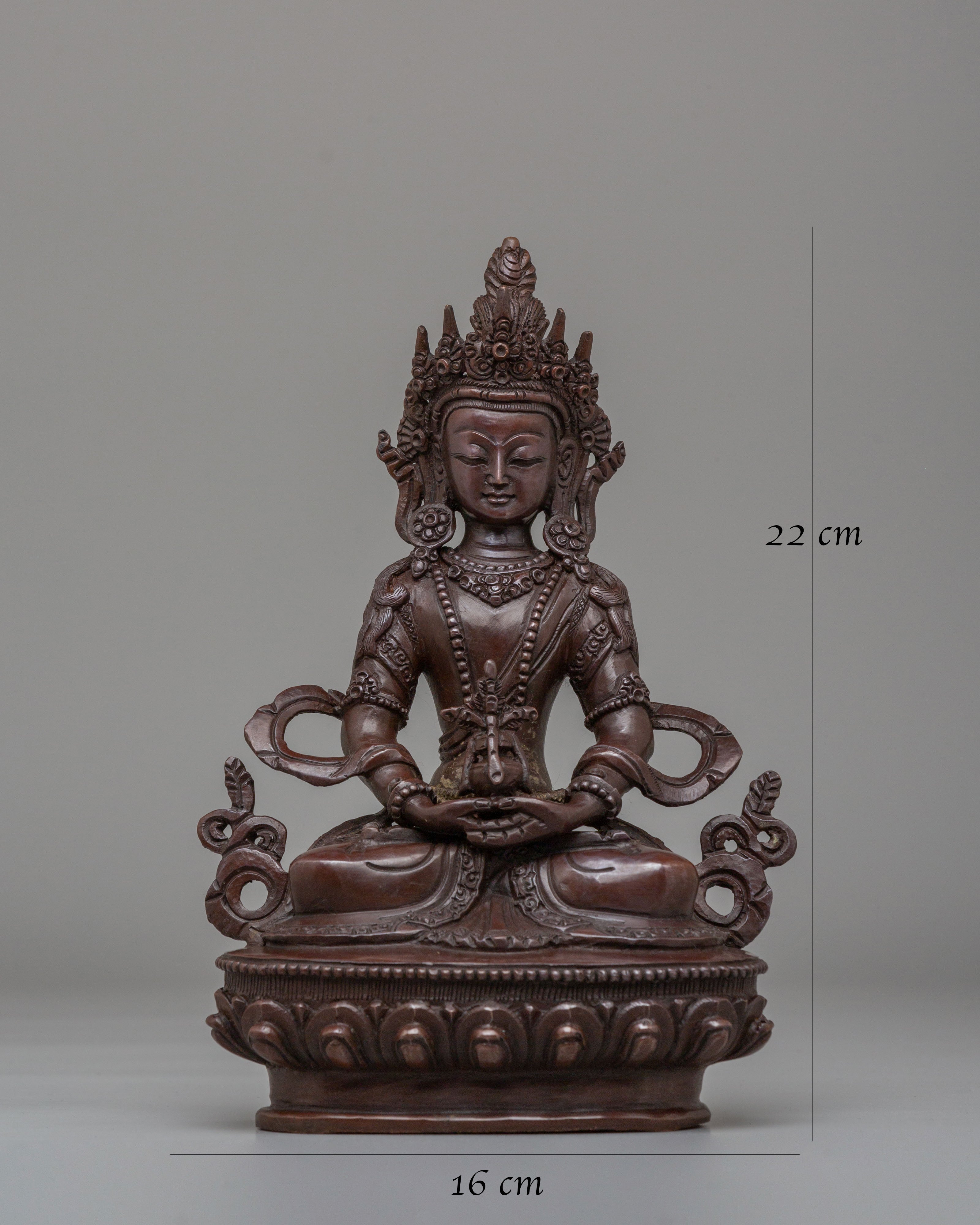 Buddhist Long Life Buddha Sculpture | Statue of Amitayus