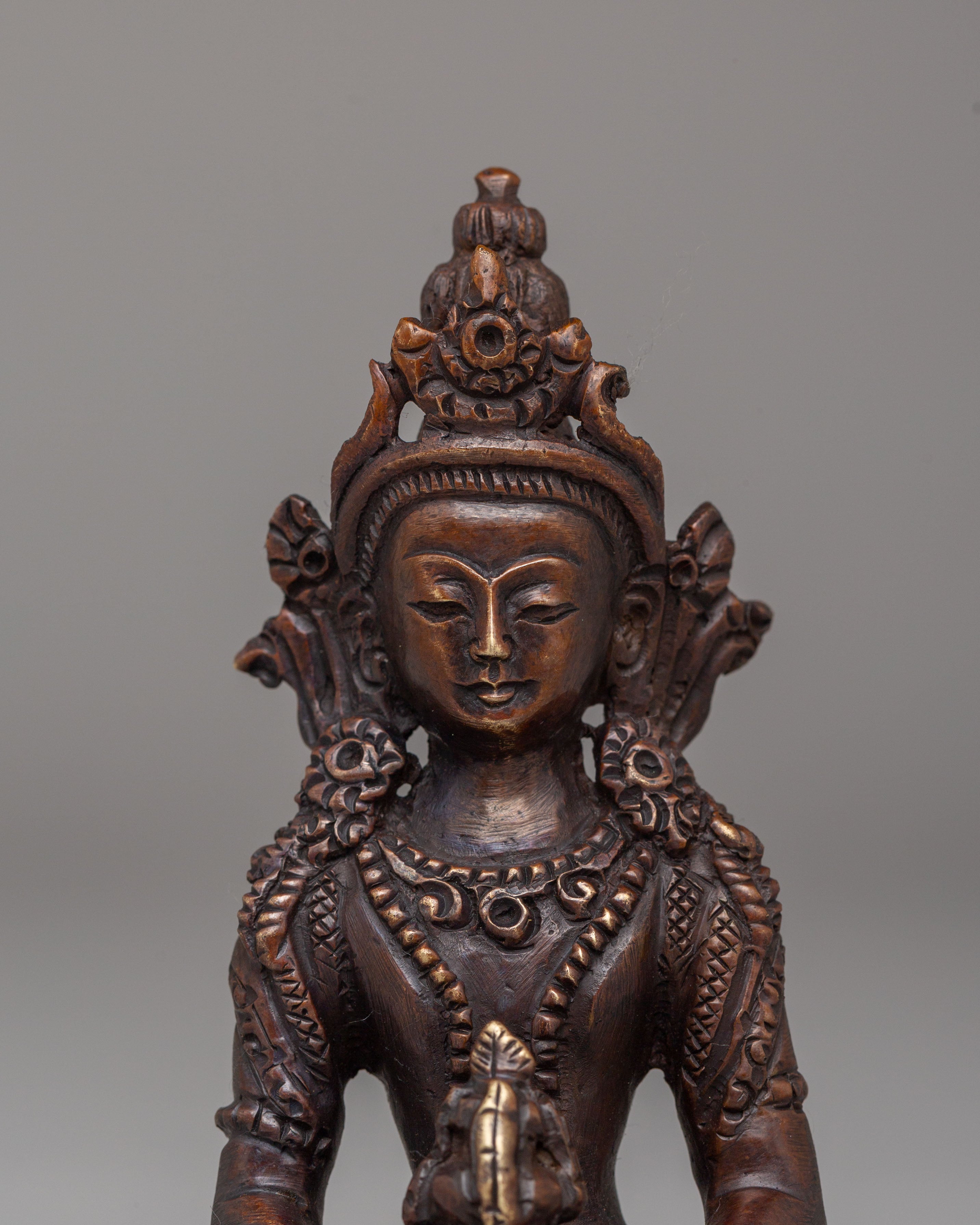 Sacred Tibetan Amitayus Buddha Statue | Symbol of Longevity