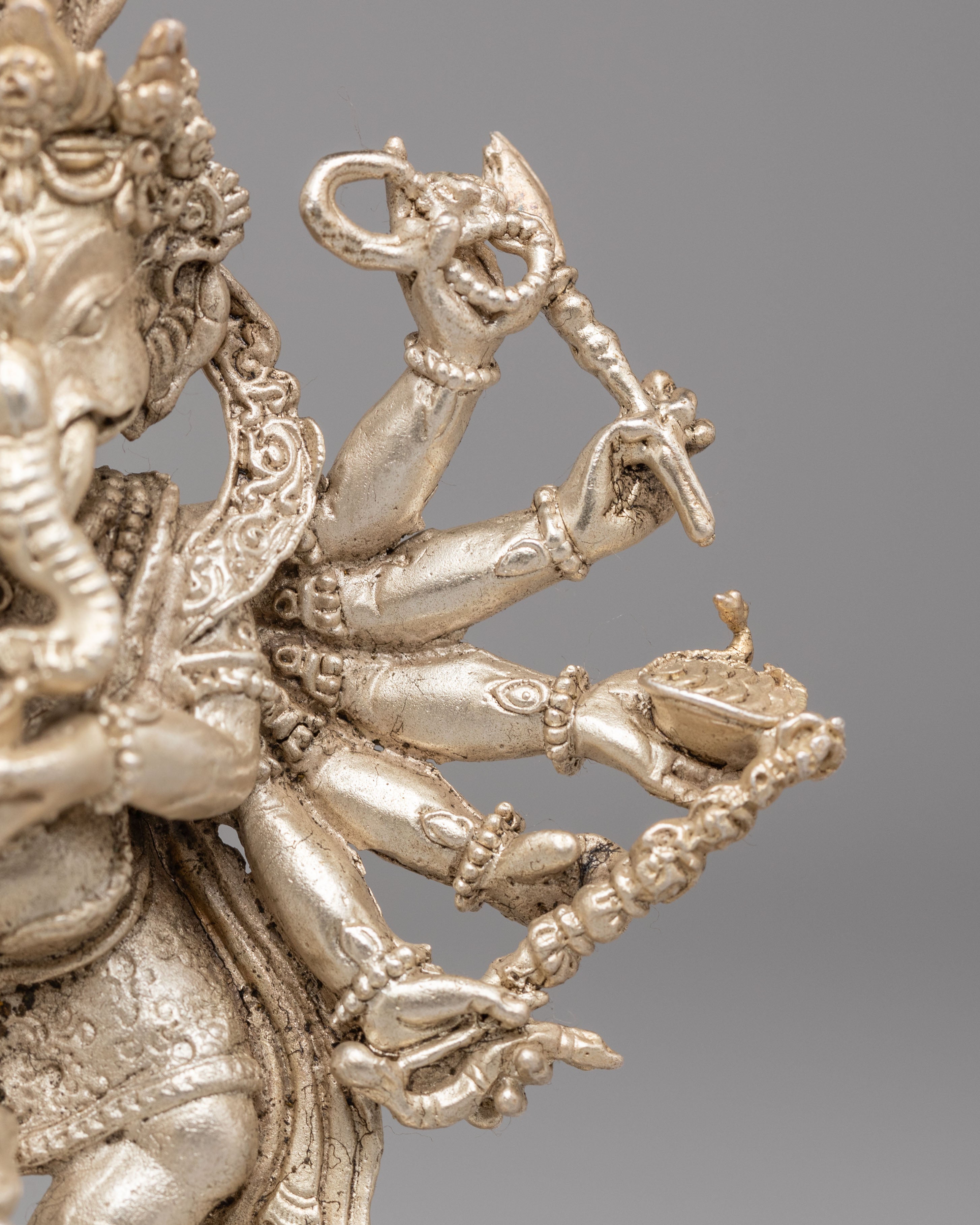Lord Maha Rakta Ganpati Figurine | Hindu Deity Idol