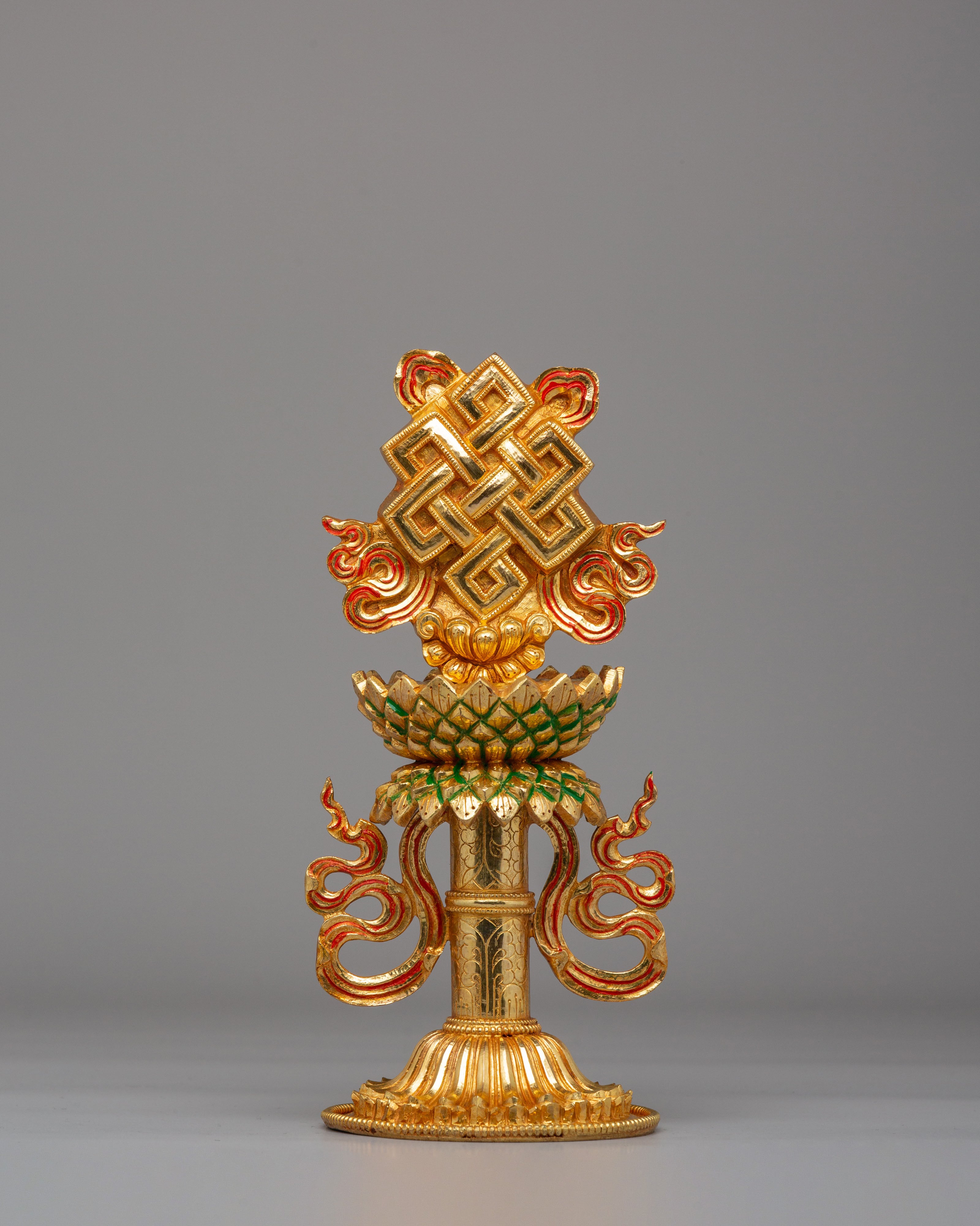 Buddhist Eight Symbols Sculpture Set | A Sacred Representation of Spiritual Blessings