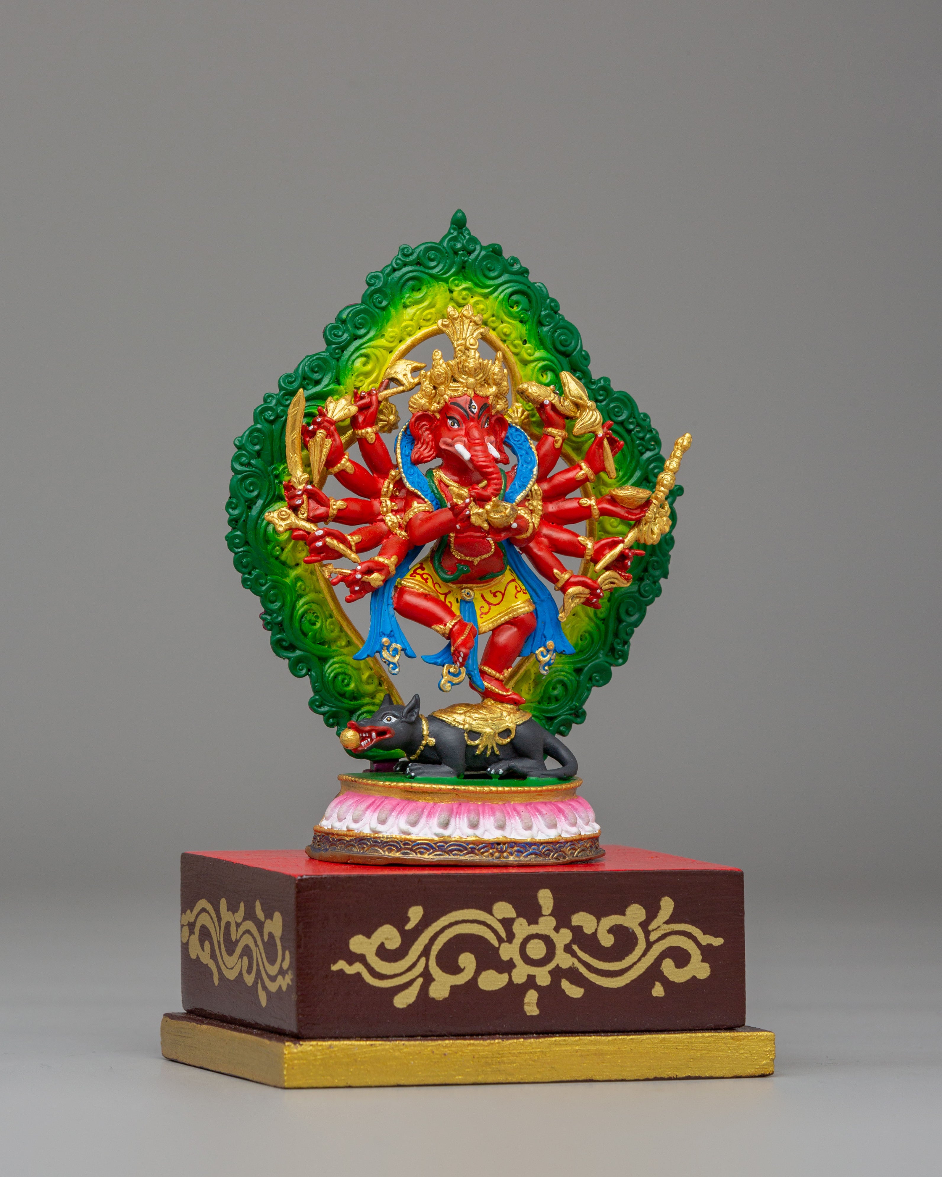 Traditional Ganpati Statue | Hindu Deity Figurine for Home Temple