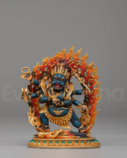 Six-Armed Mahakala Protector Deity Statue