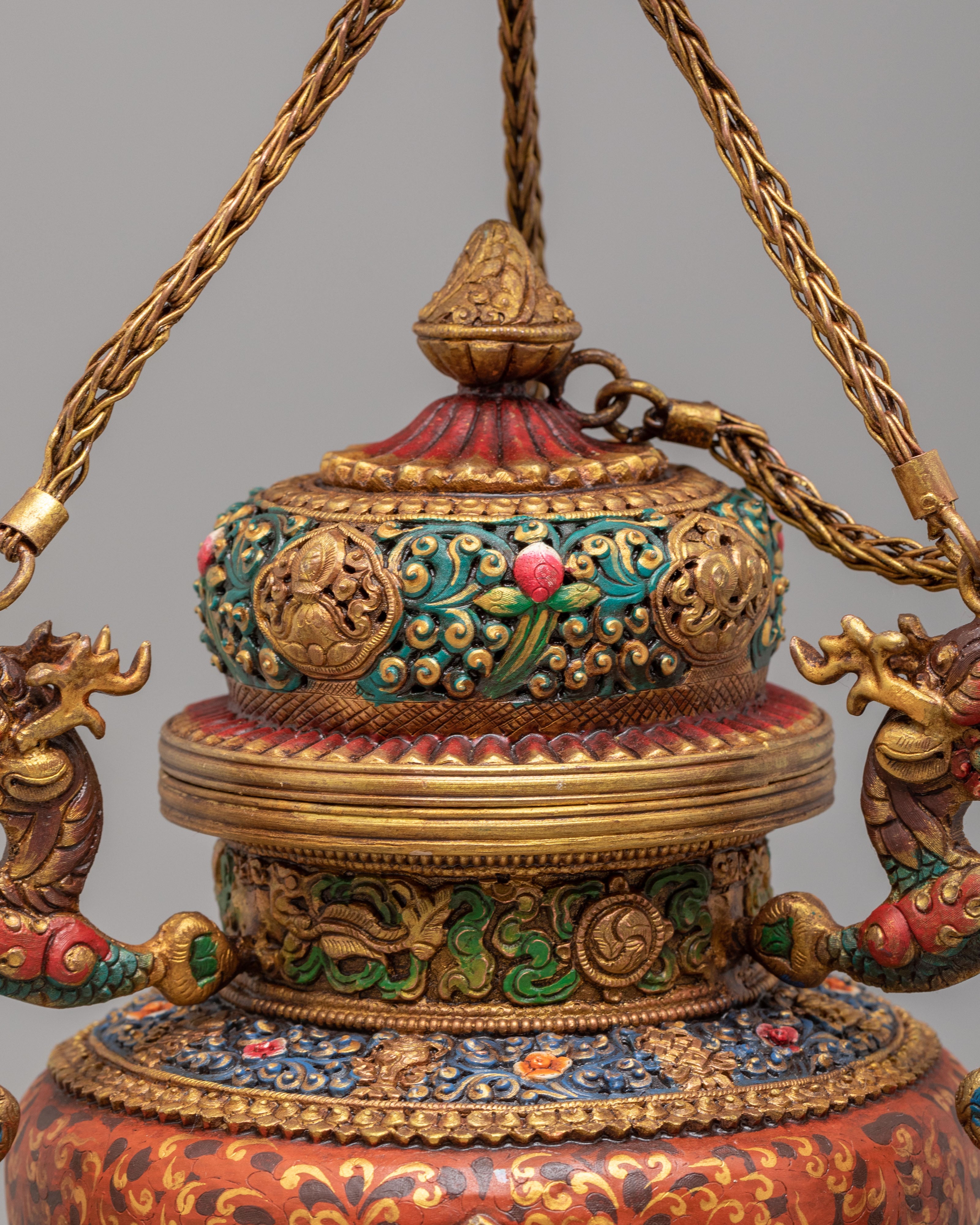 Ceremonial Ritual Incense Burner | Traditional Himalayan Art