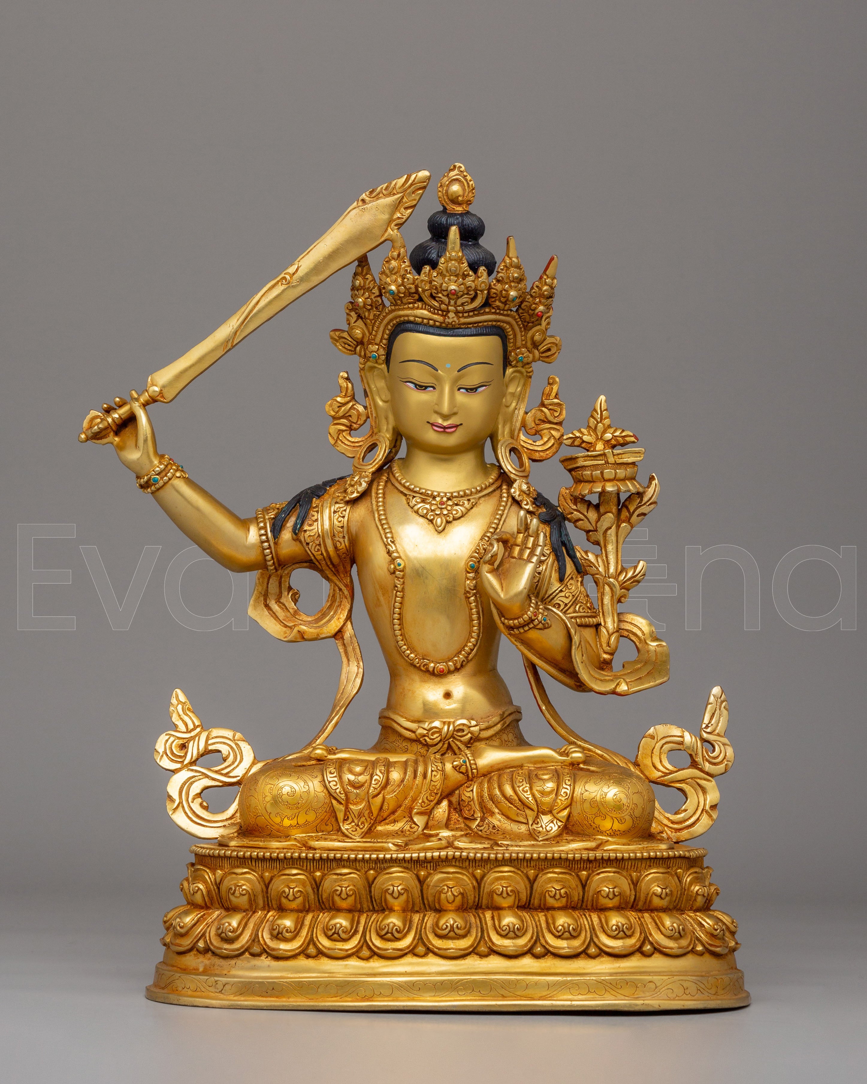 Handmade Manjushri Statue