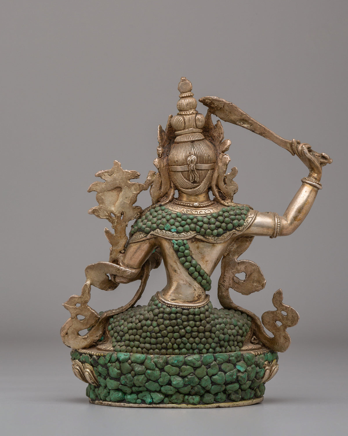Manjushri Handcrafted Buddhist Statue | Embodiment of Wisdom
