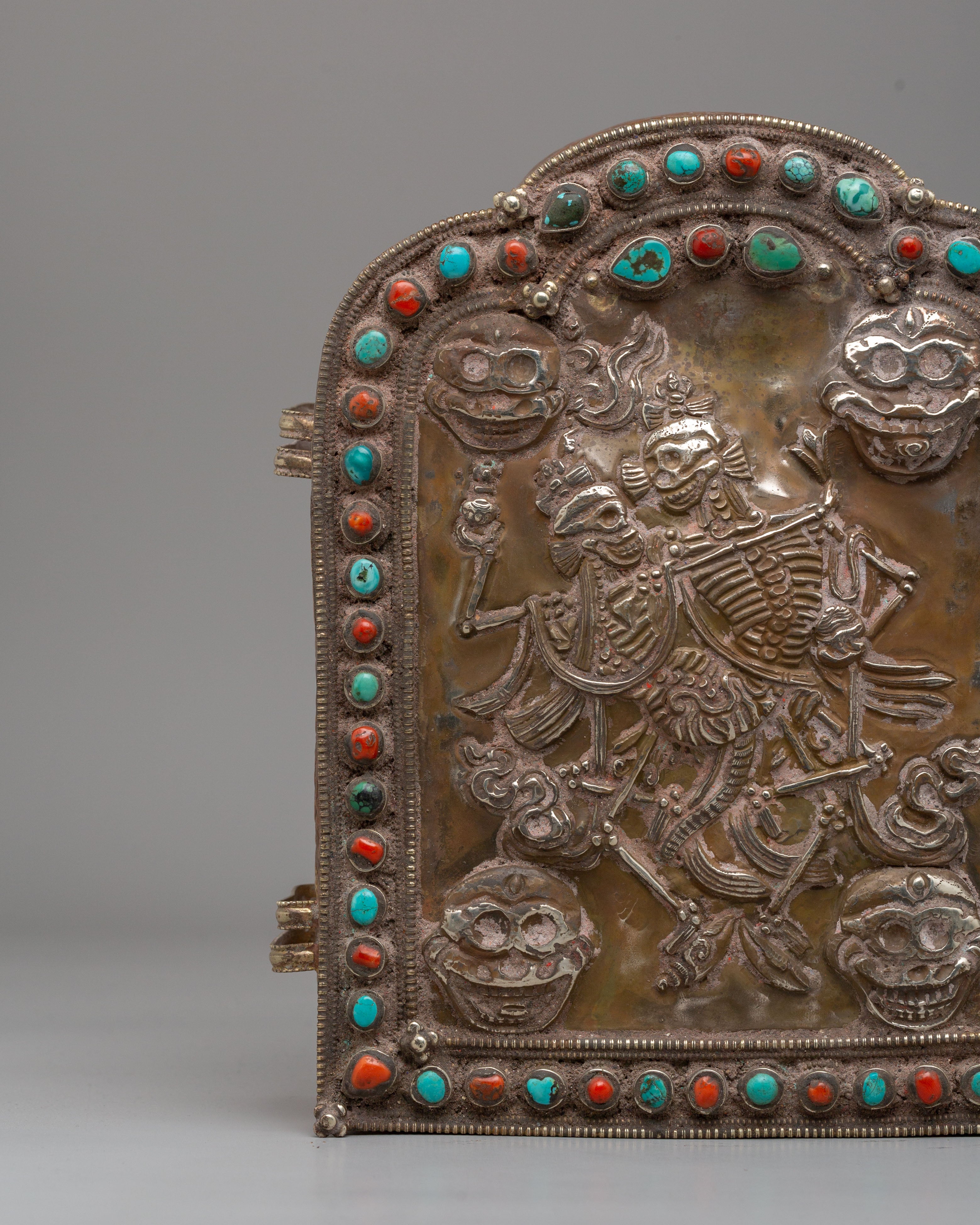 Handmade Traditional Chitipati Ghau Box | Ritual Offering Box