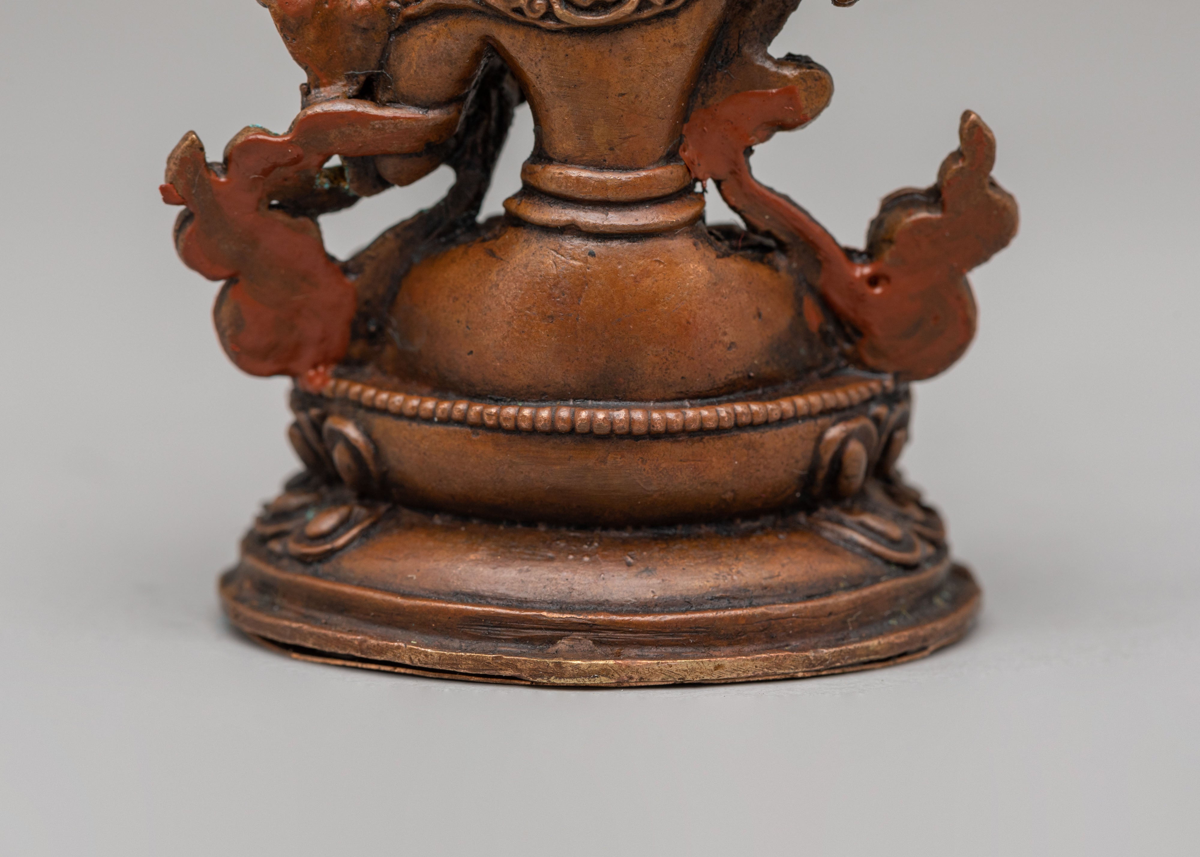 Handamde Sacred Manjushri Sculpture | Bodhisattva of Wisdom Artwork