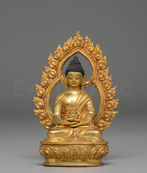 Golden Statue of Amitabha Buddha