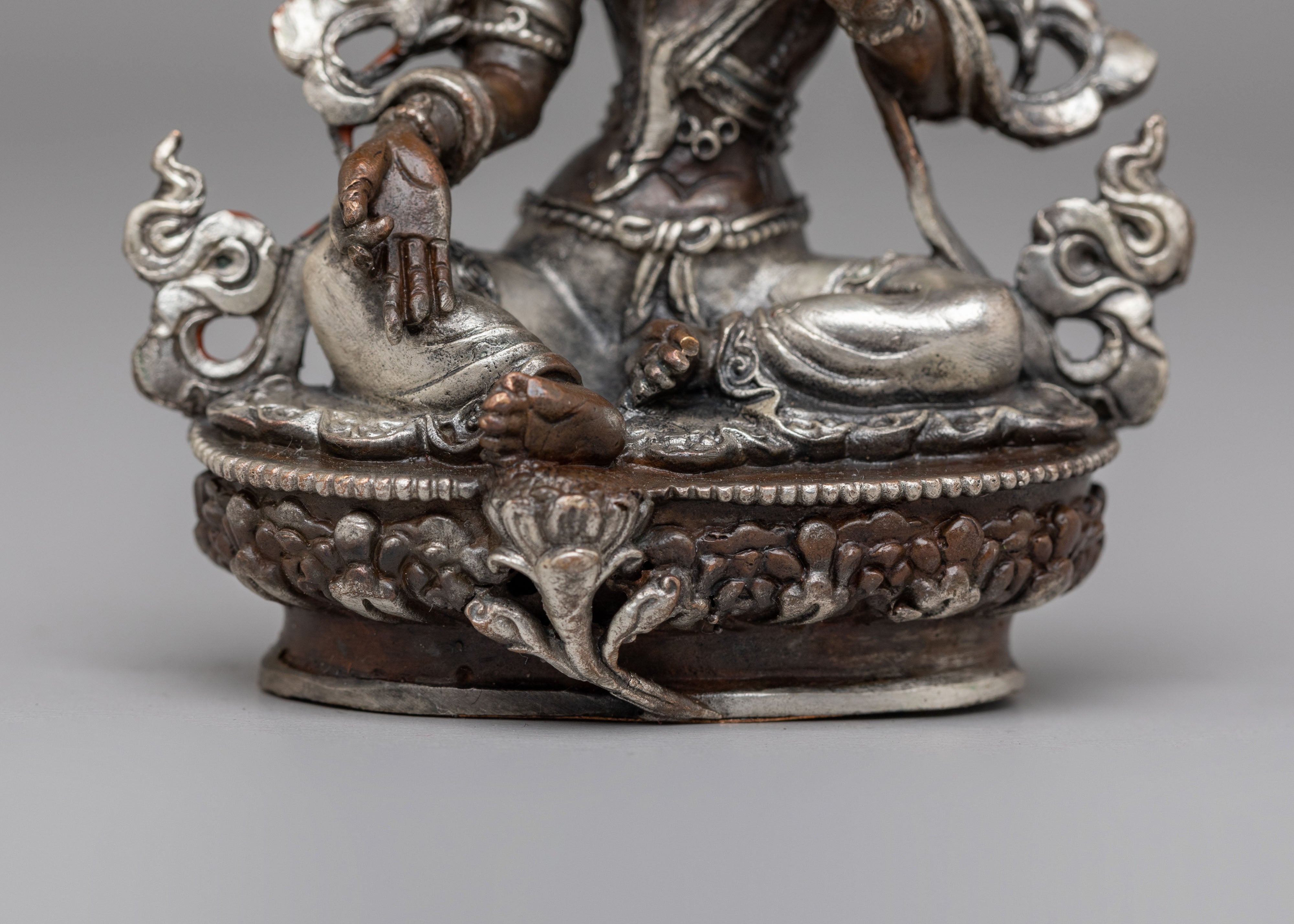 Traditional Green Tara Meditation Statue | Buddhist Deity Statue