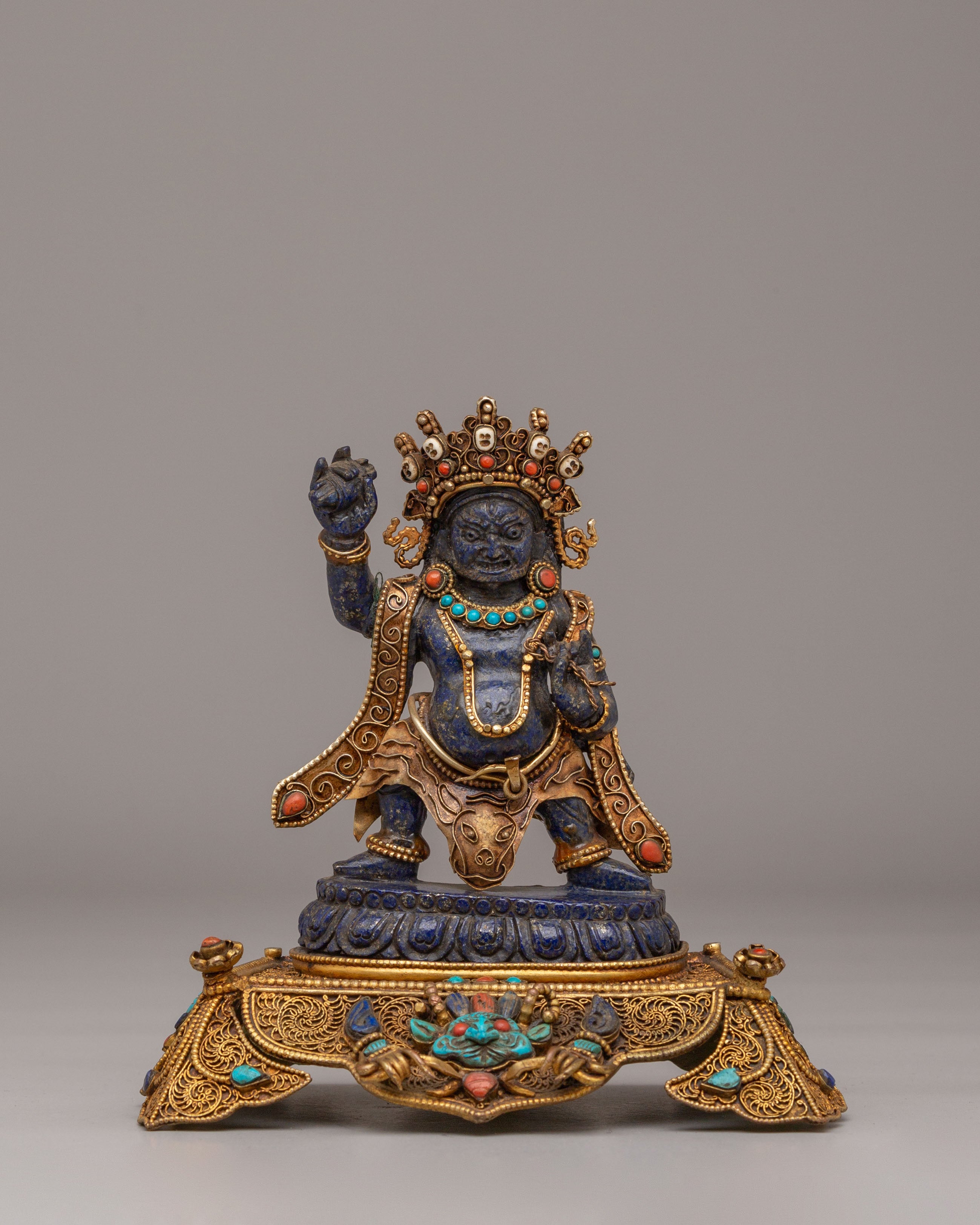 Vajrapani Protector Deity Statue | Spiritual Tibetan Art