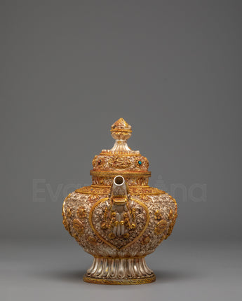 Handcrafted Buddhist Ritual Teapot